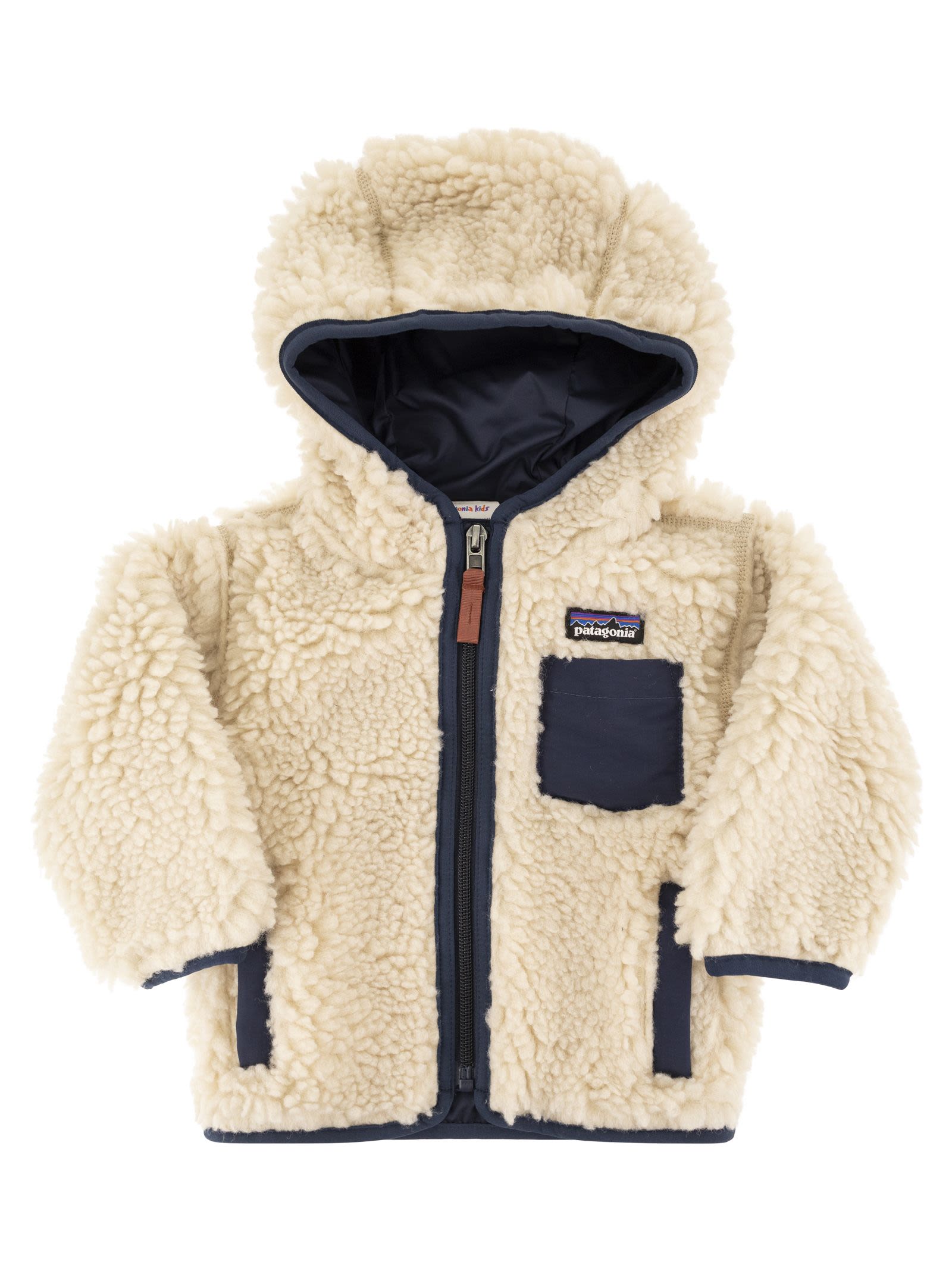 Hooded Recycled Sherpa Fleece Jacket