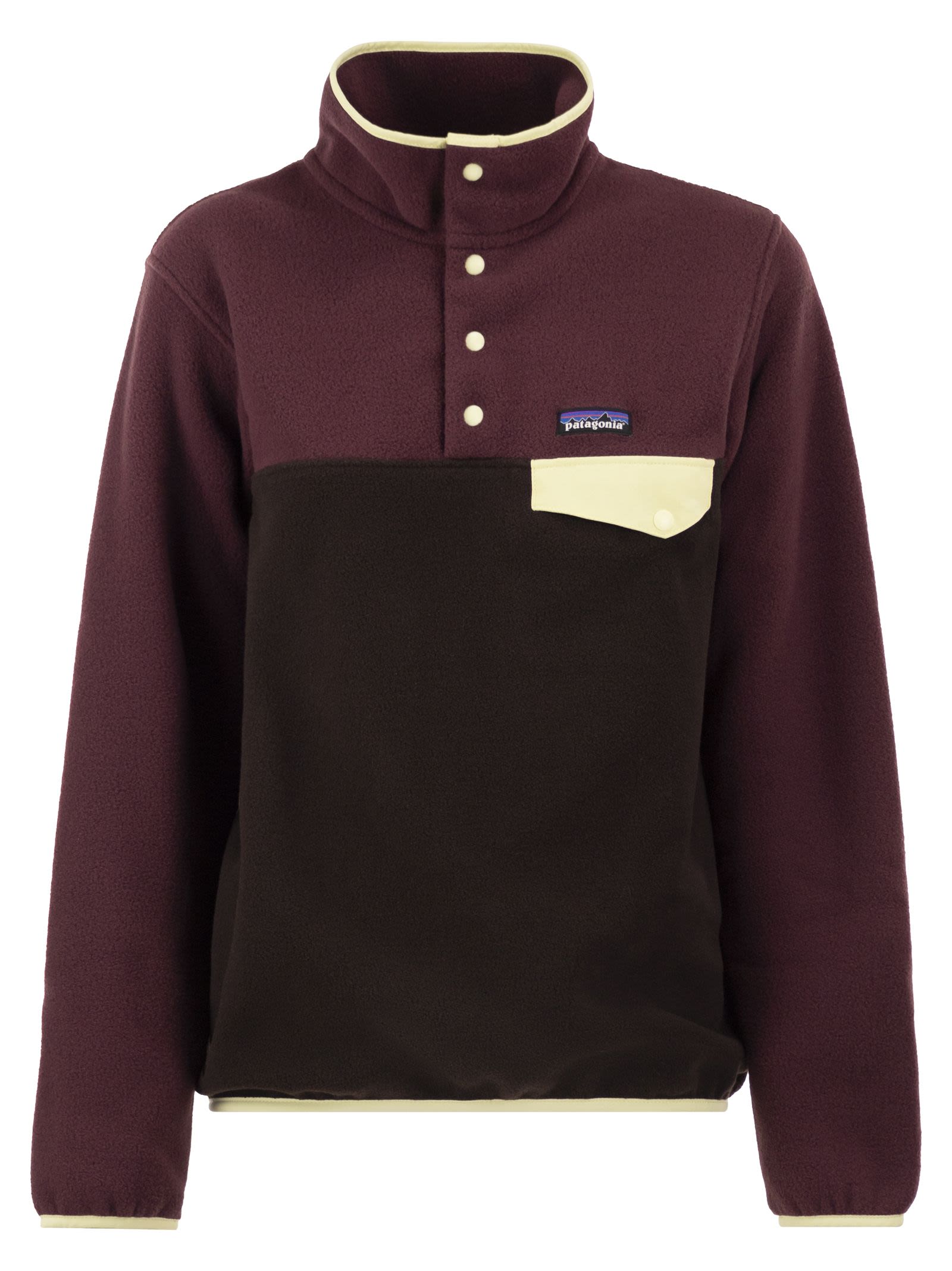 Recycled Fleece Snap-Button Pullover