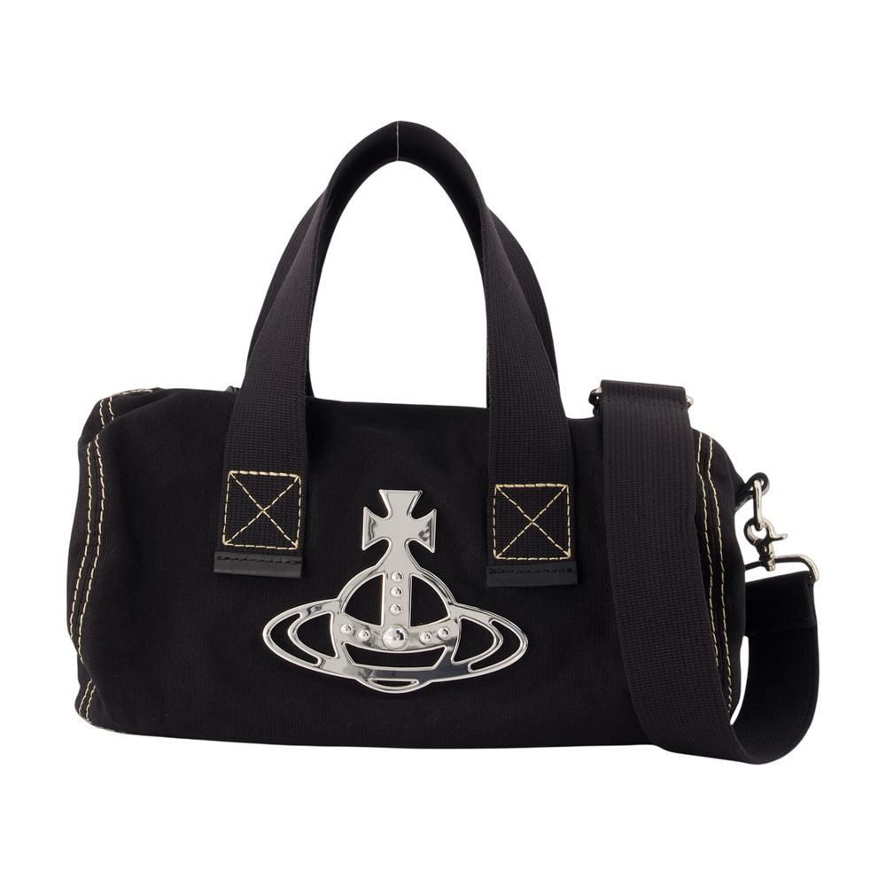 Paul Cylinder Crossbody -  - Canvas - Black