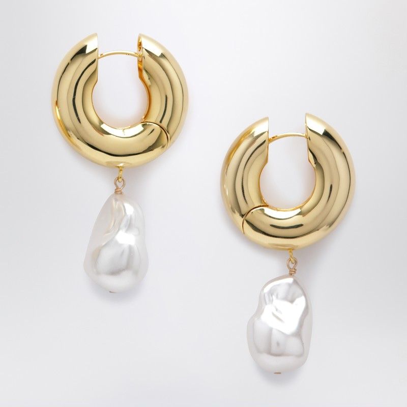 Eliou Pearl Gold Earrings