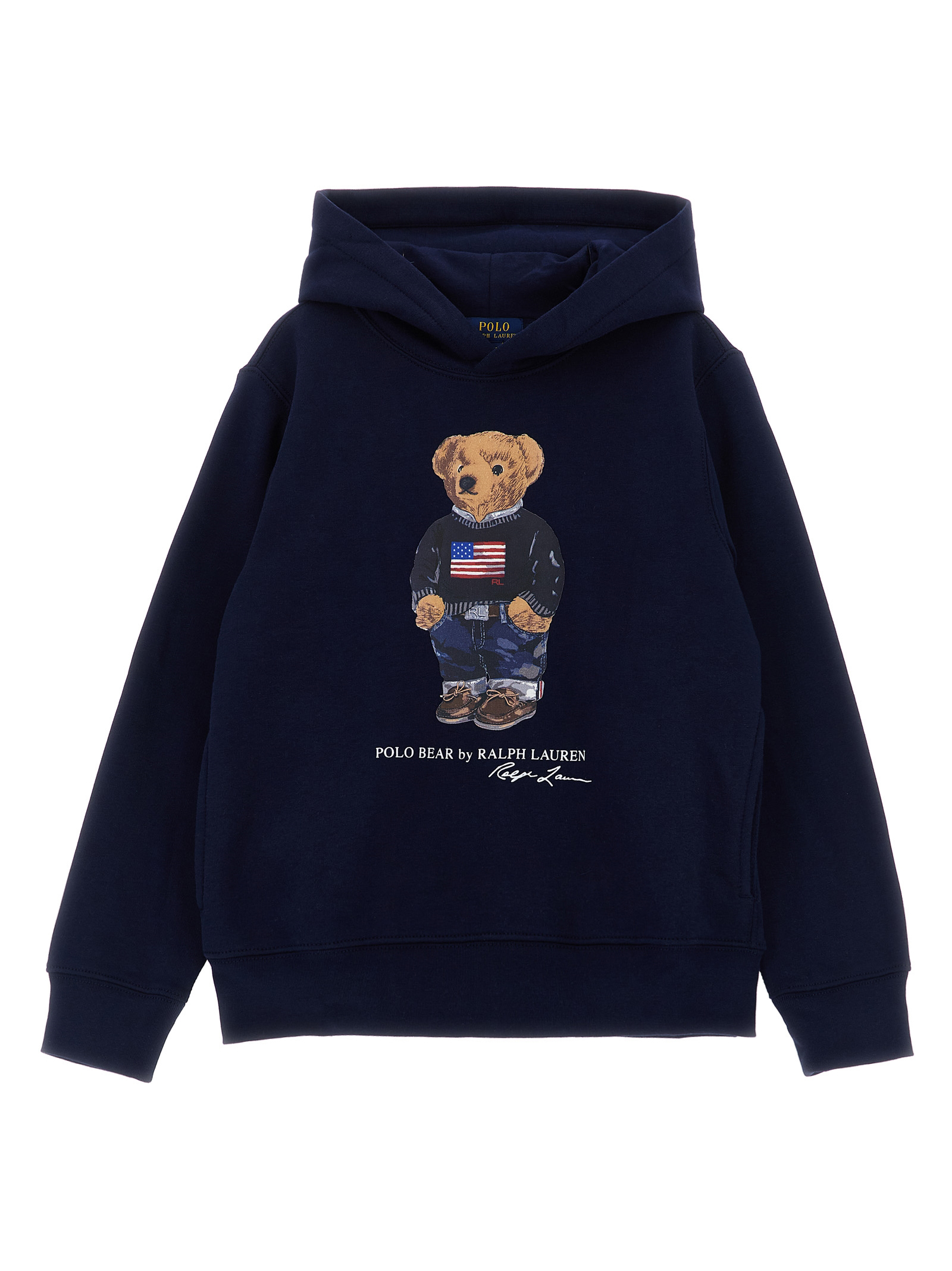 Polo Ralph Lauren 'polo Bear' Hoodie In Blue