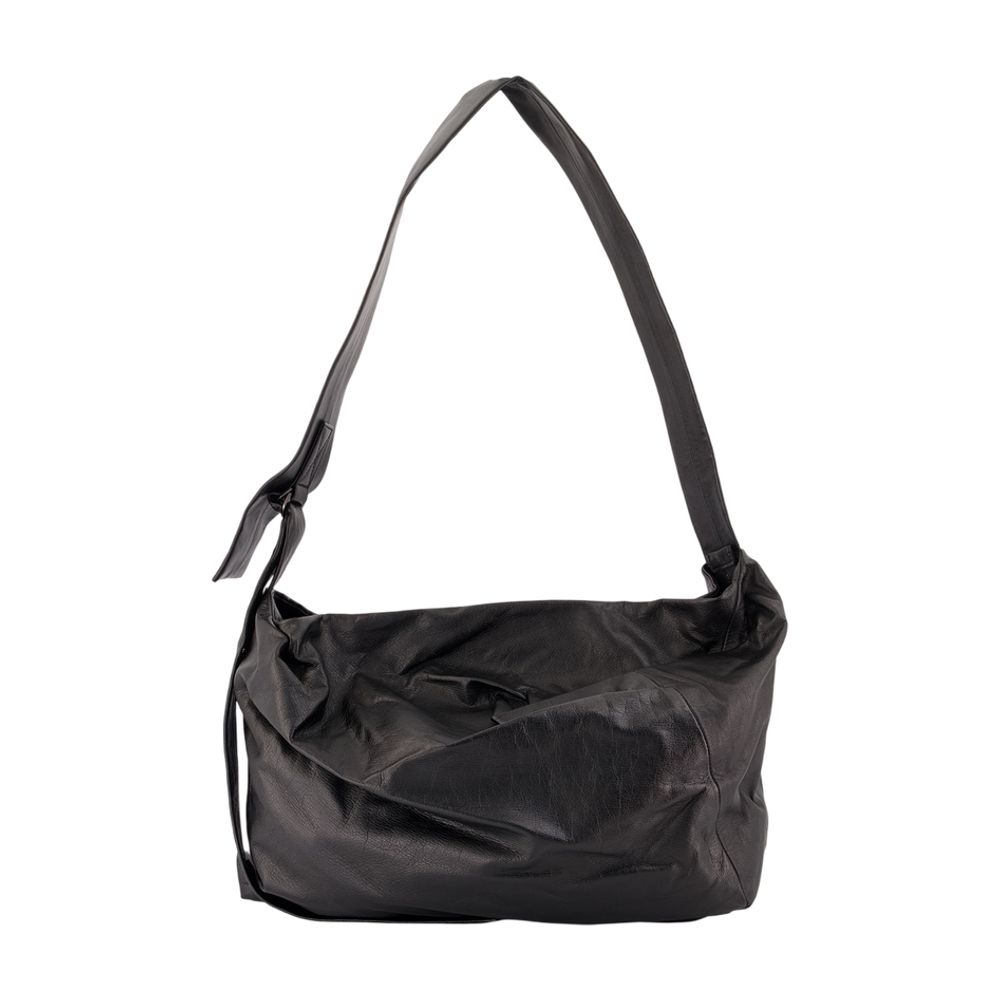 Yohji Yamamoto Puff M Shoulder Bag -  - Leather - Black