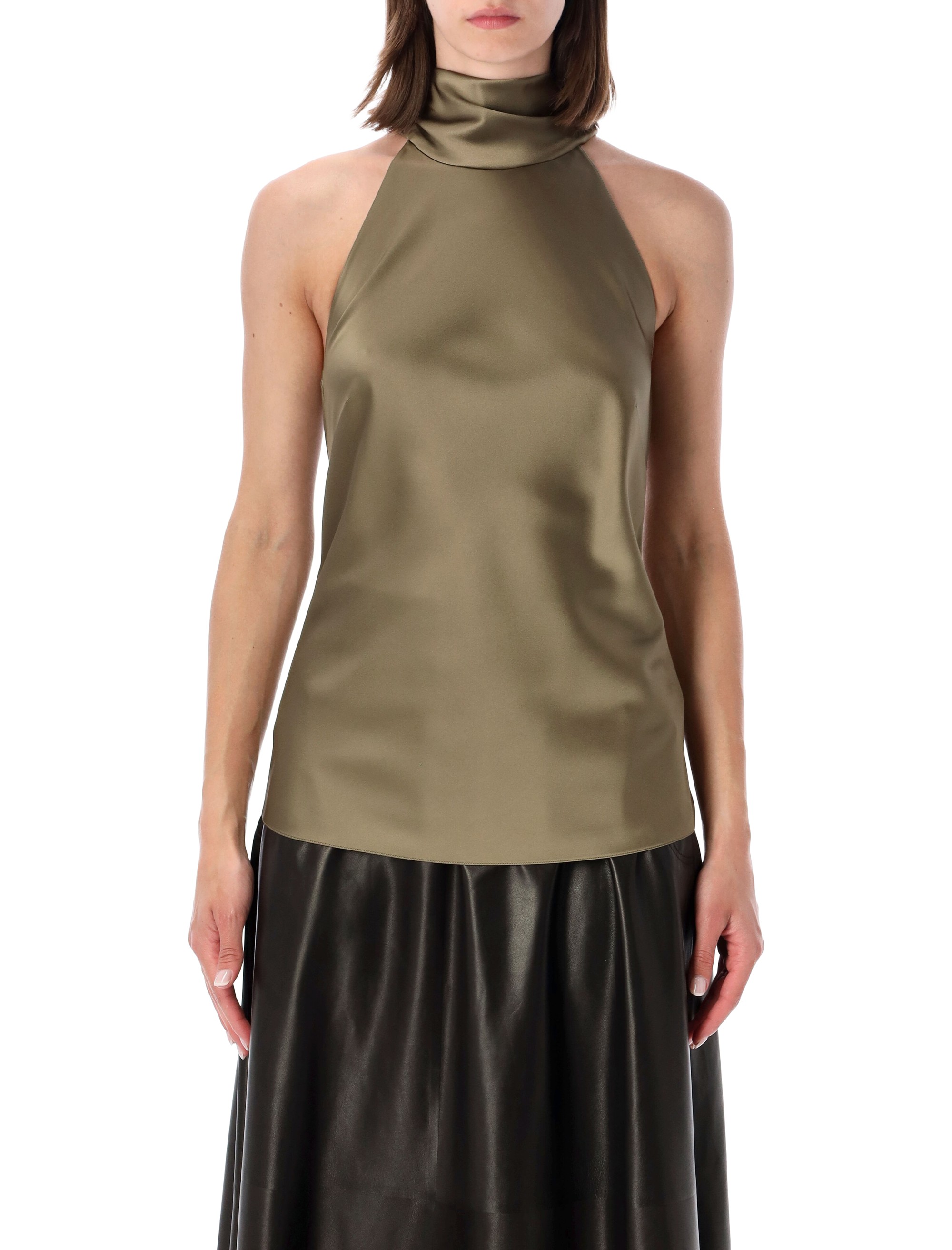 Chilton Satin Blouse