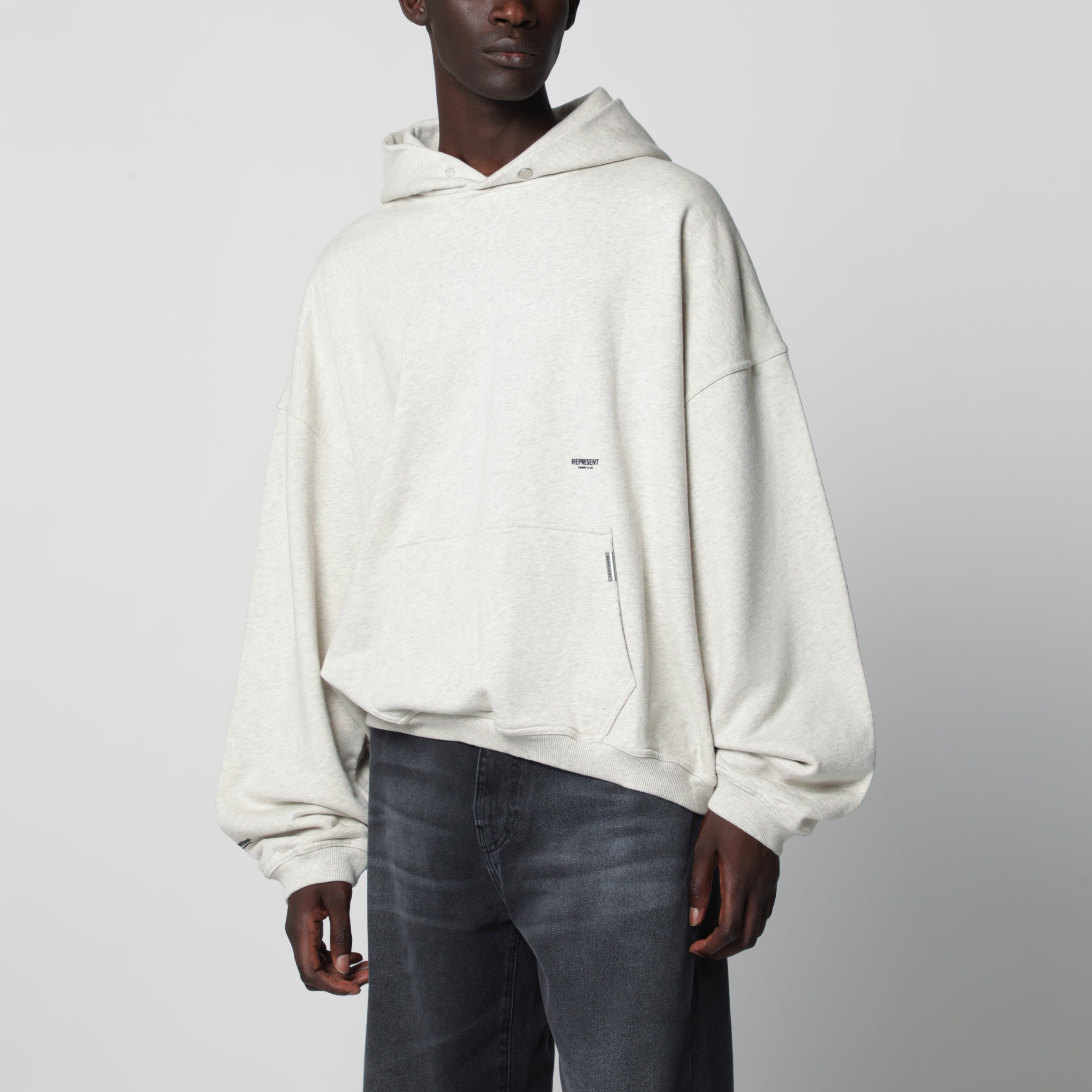 Cream Micro Owners Club Cotton Hoodie