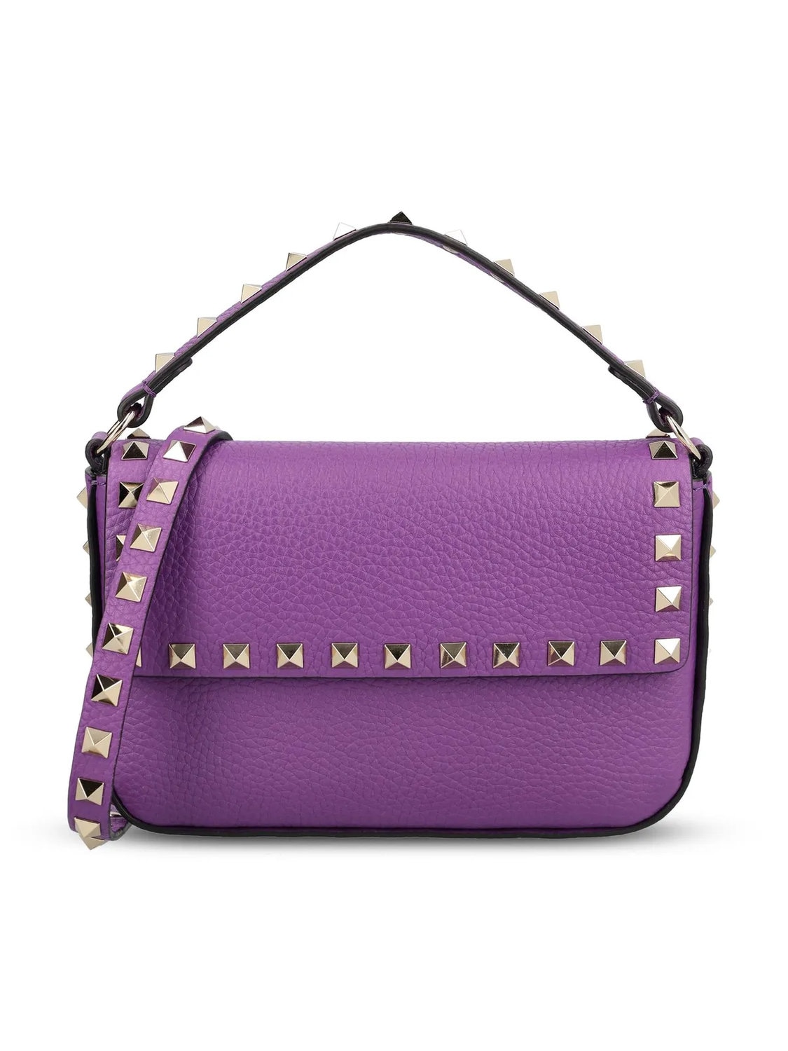Valentino Garavani Valentino Rockstud Mini Bag In Viola