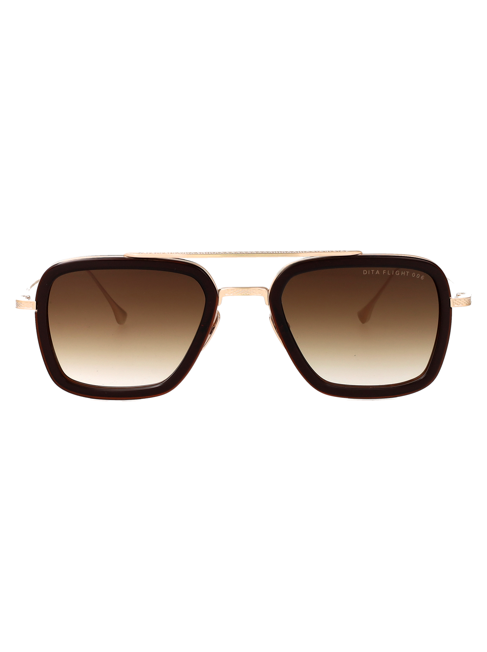 Dita Eyewear Root Beer - Antique White Gold Titanium Sunglasses