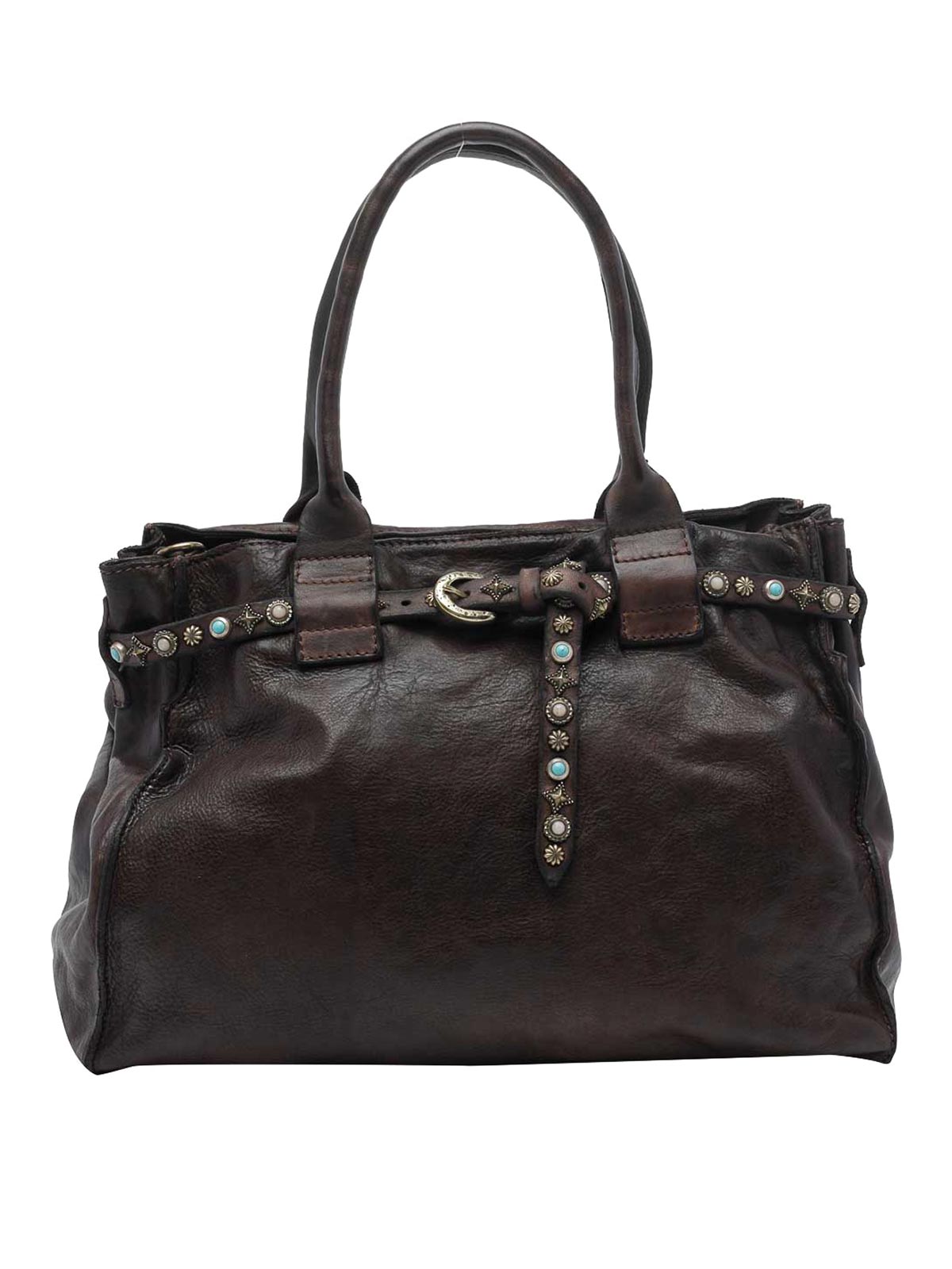 Campomaggi Rossella Shopping Bag In Brown