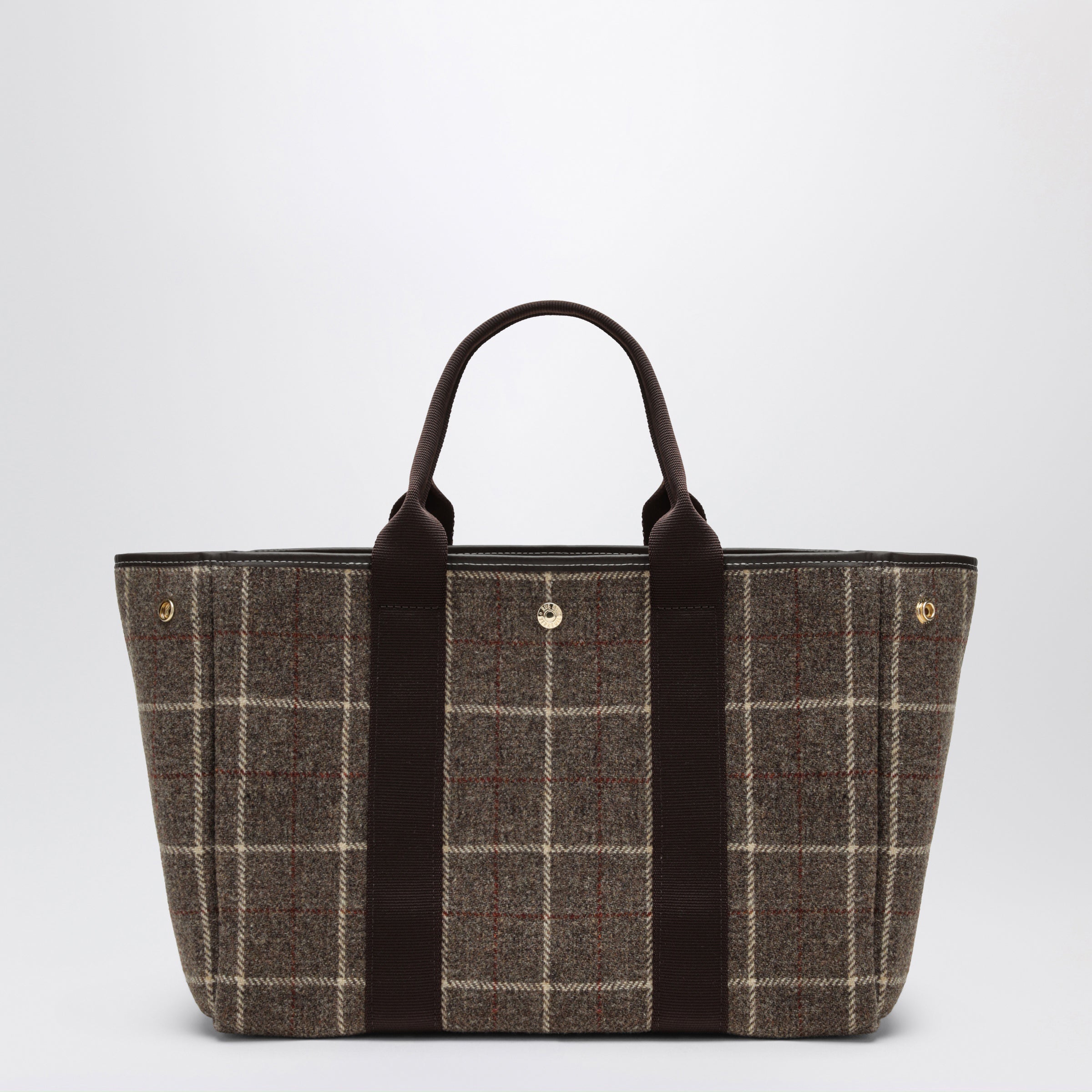 Traversée M Brown Flannel Bag