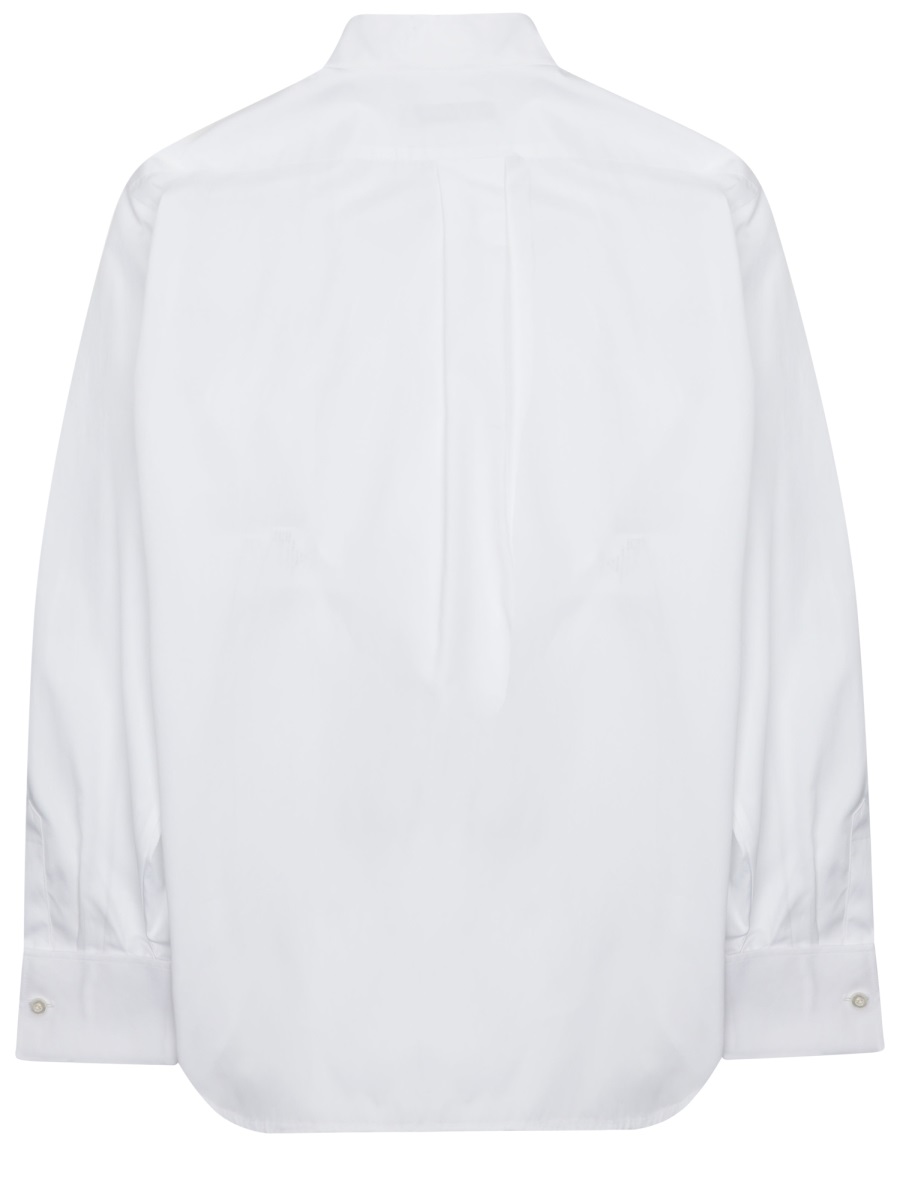 Dior Ruffle Blouse In White
