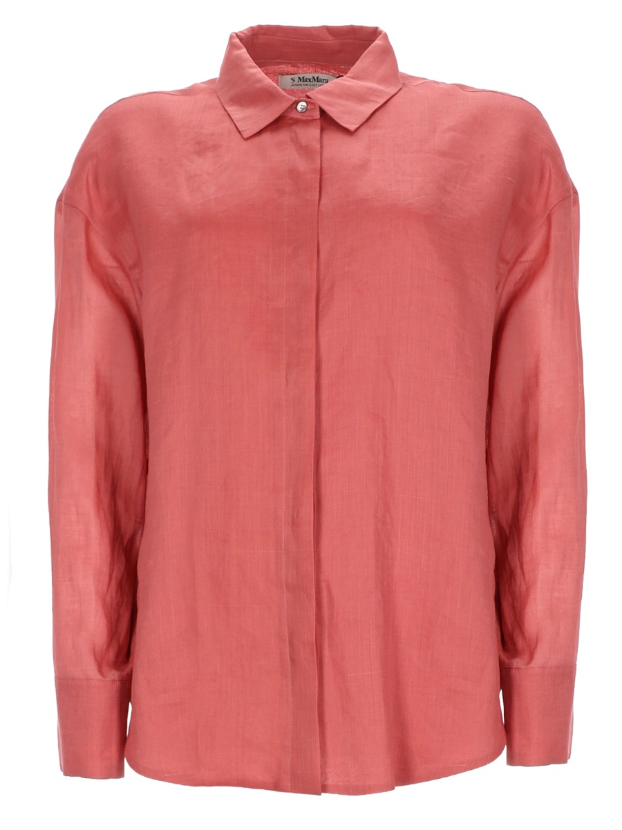 S Max Mara Camicia Abbraccio In Red