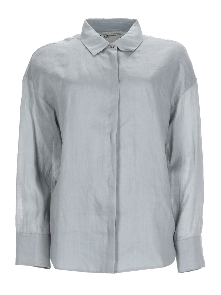 S Max Mara Camicia Abbraccio In Blue