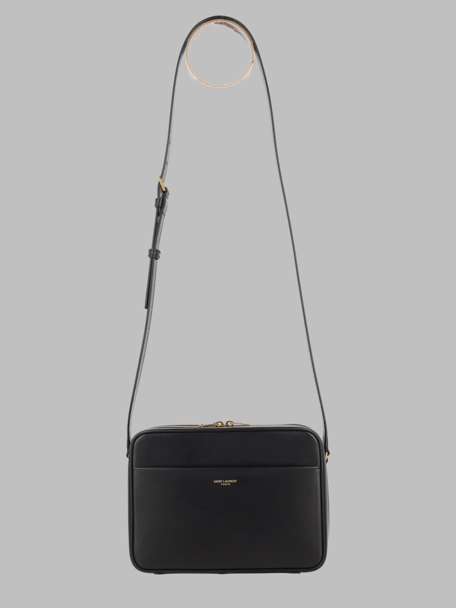 Camera Bag In Pelle Liscia