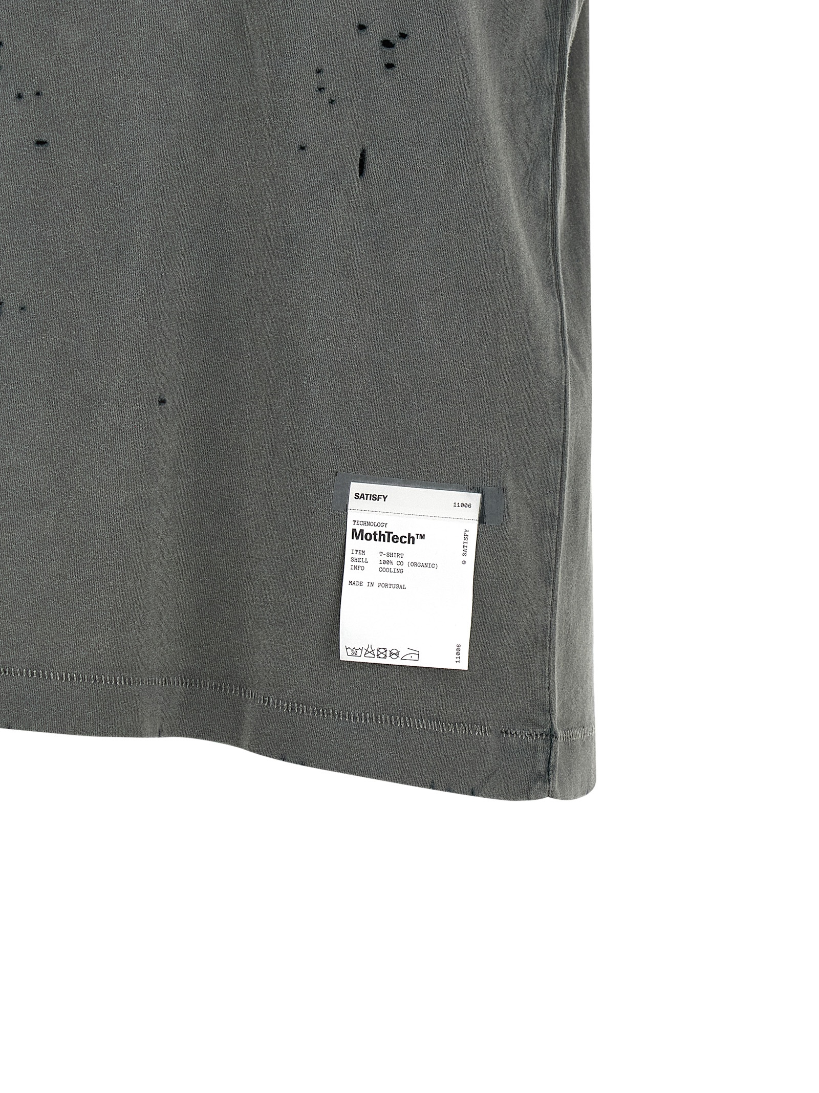 Satisfy Minimalist Tee - Men's Fashion Essential In Gray