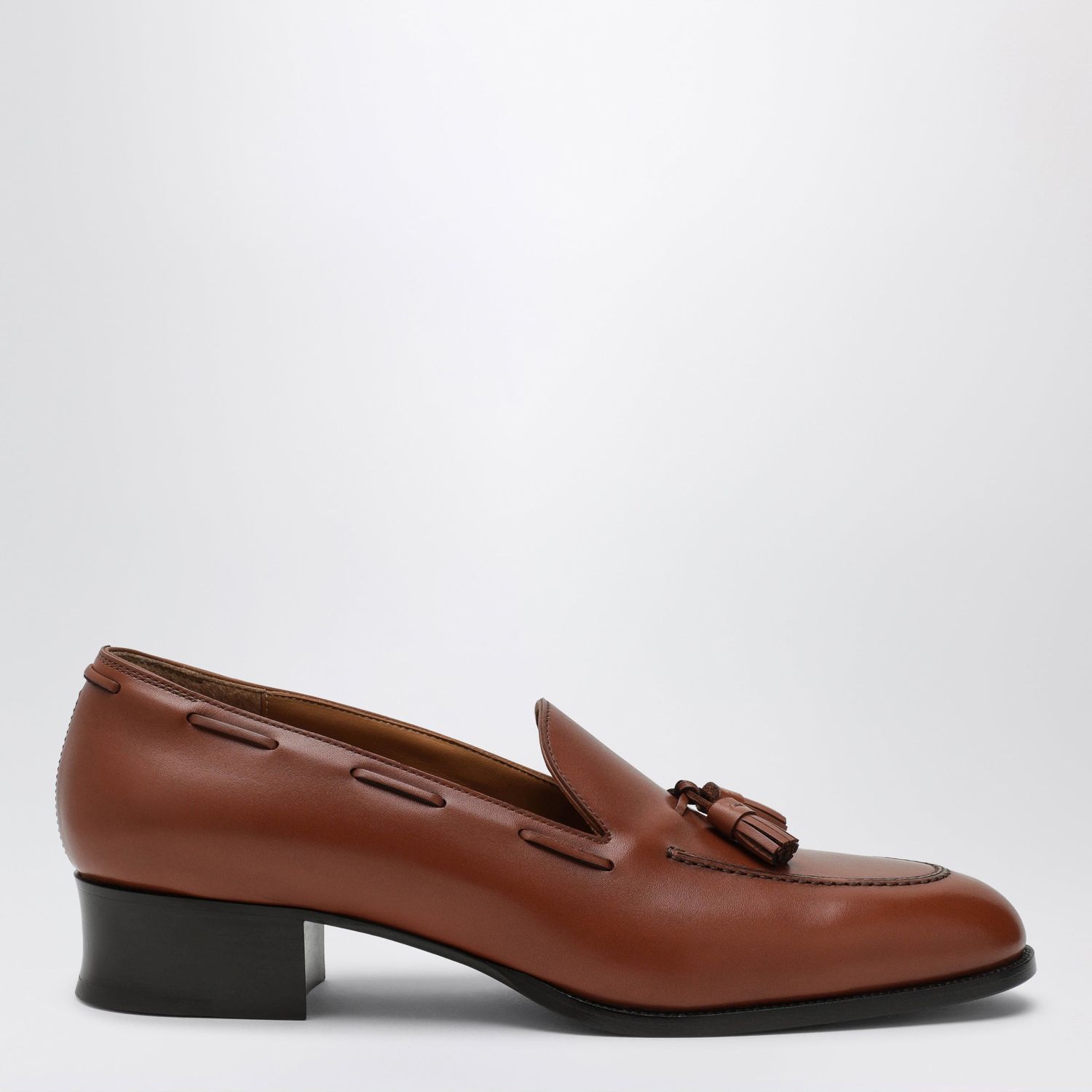 Serge Tassel Honey Leather Loafers