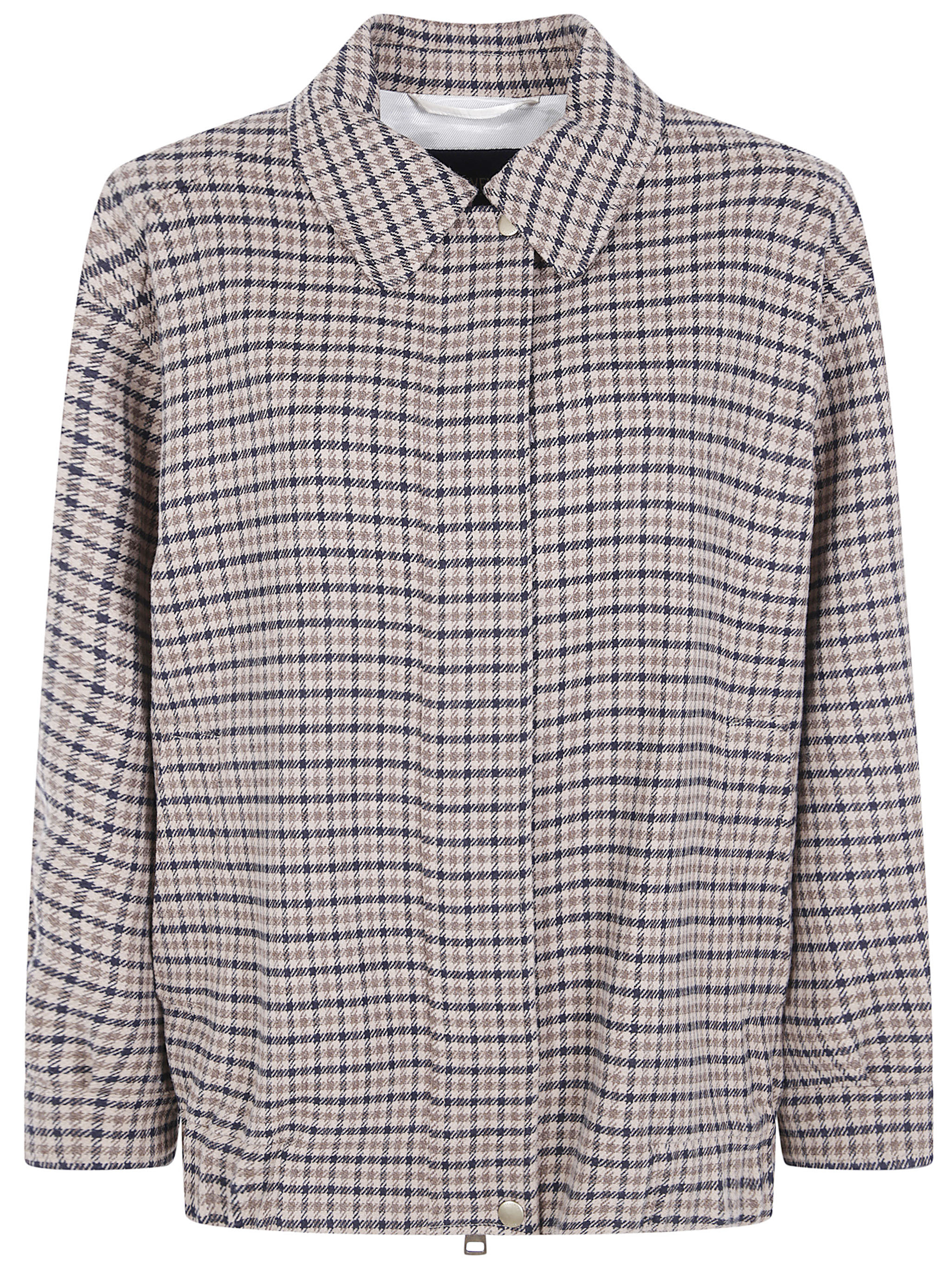 Seventy Shirt Neck Jacket In Beige