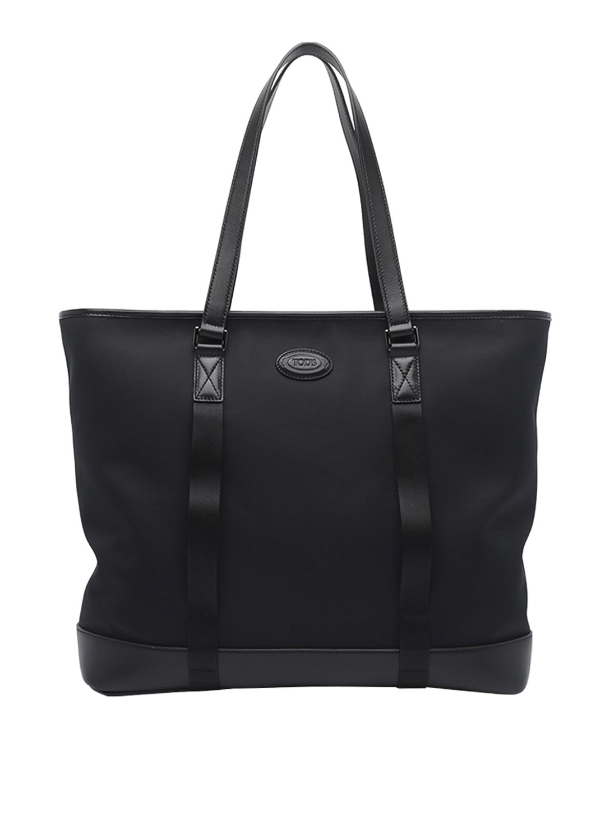 Shopping Bag Fabric And Leather