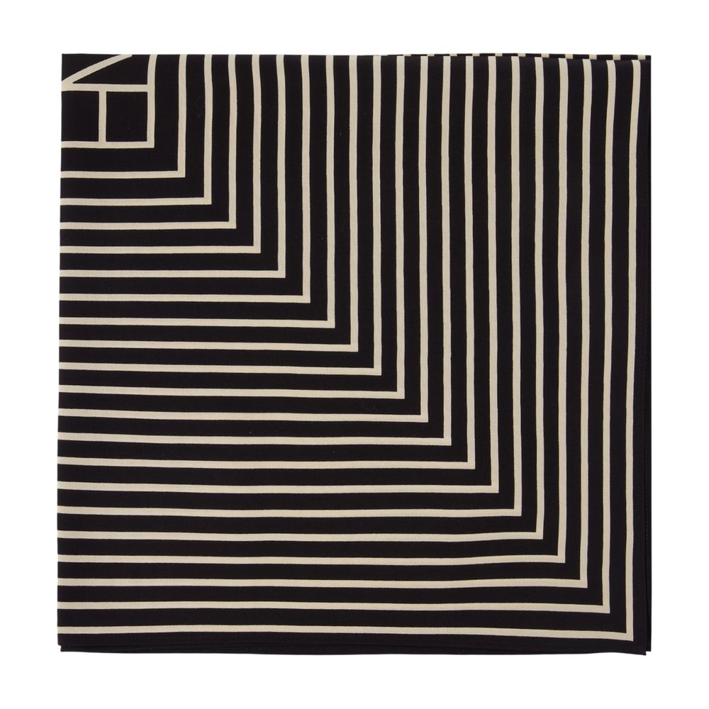 Signature Monogram Scarf -  - Silk - Black