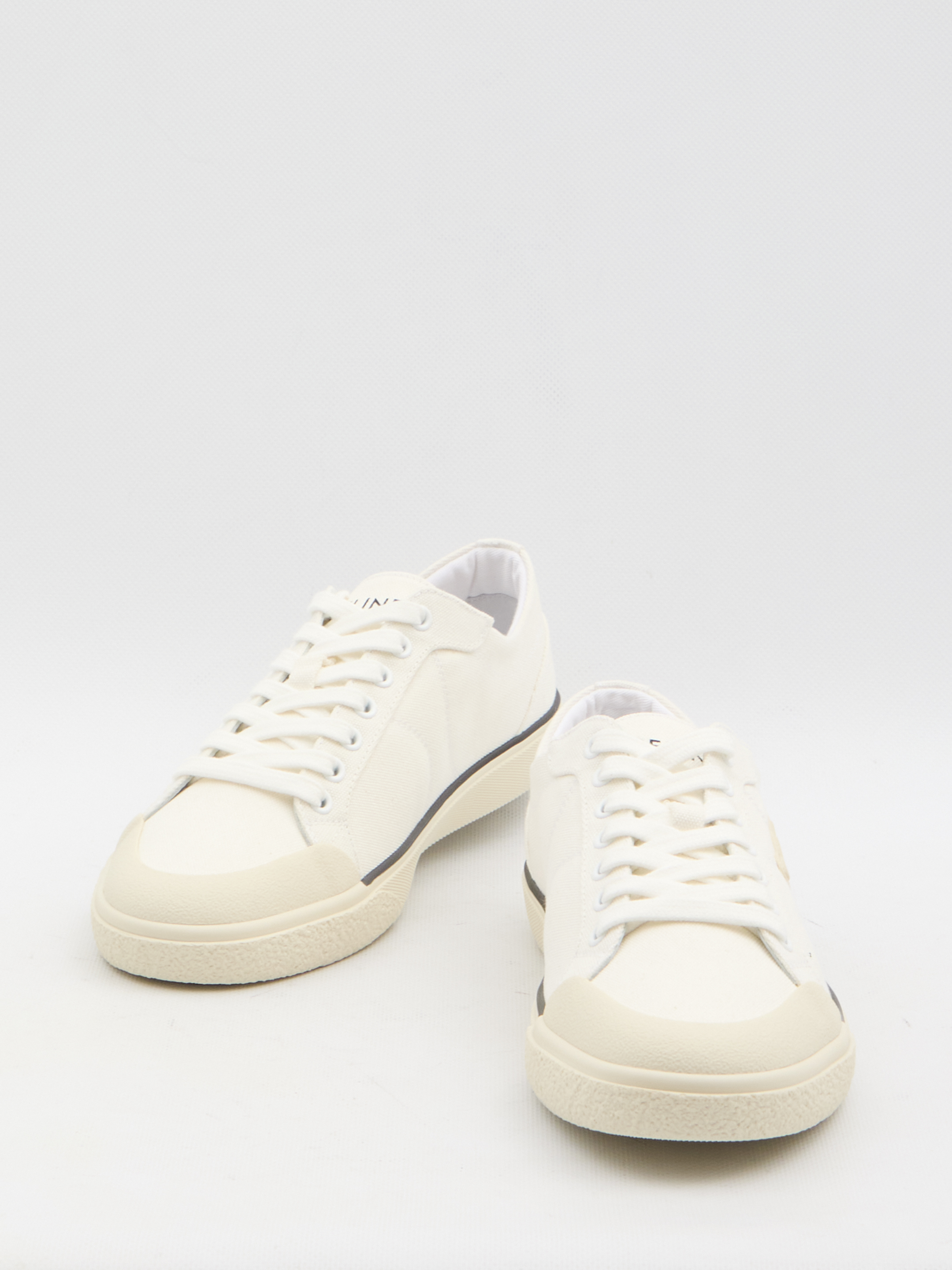 Celine Triomphe Low Top Sneaker In White