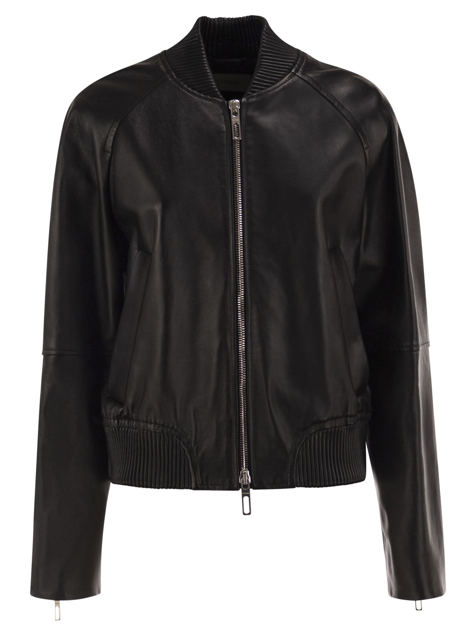 Spxamour - Lambskin Leather Bomber Jacket