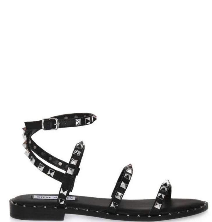 Black Leather Sandals
