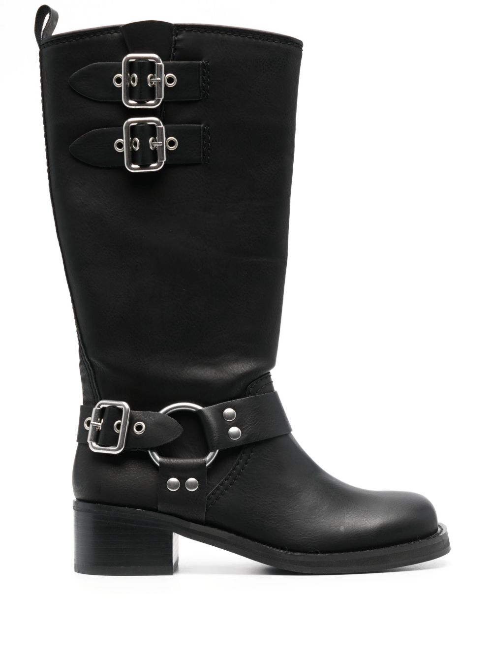Black Synthetic Shoes