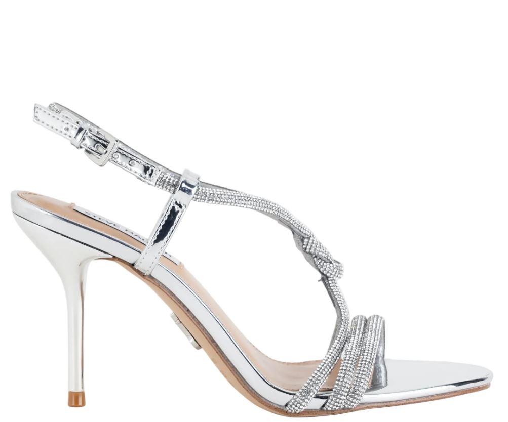 Silver Leather Sandals