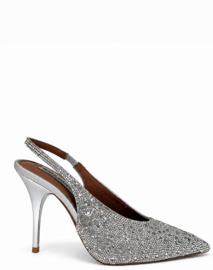 Silver Leather Shoes