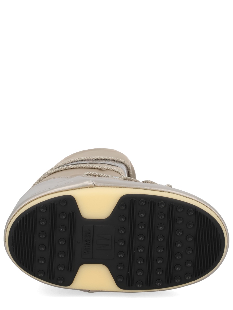 Moon Boot Stivale Icon Glance Platino In Raso In Metallic