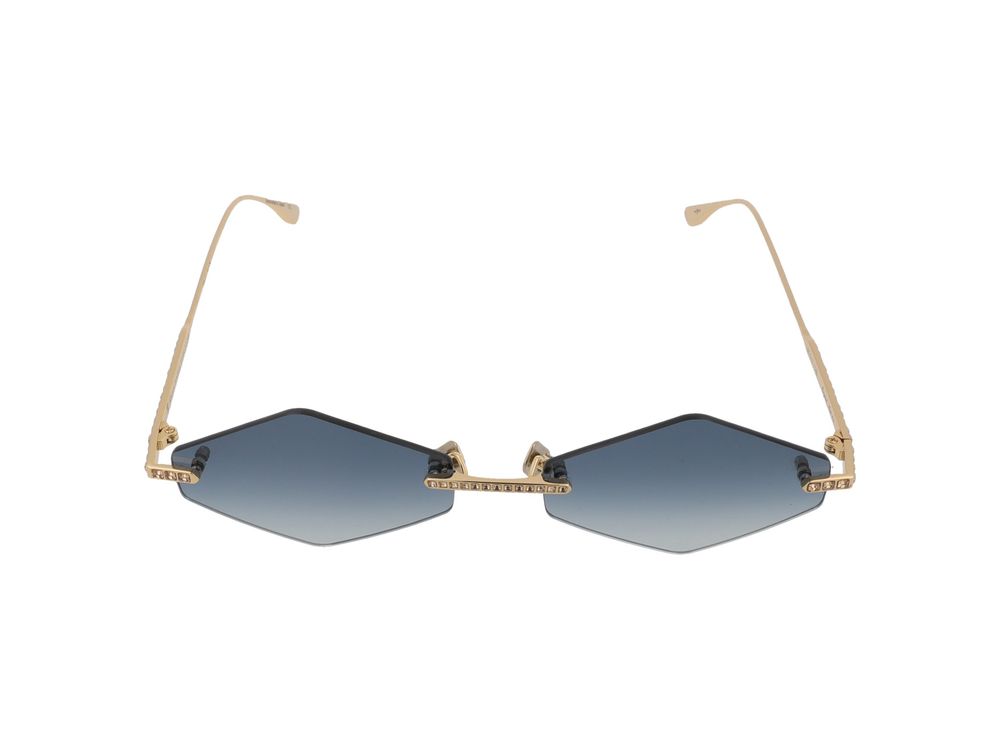 Sunglasses  Crystal Nest - Triangle Gold Grey  57/17/145