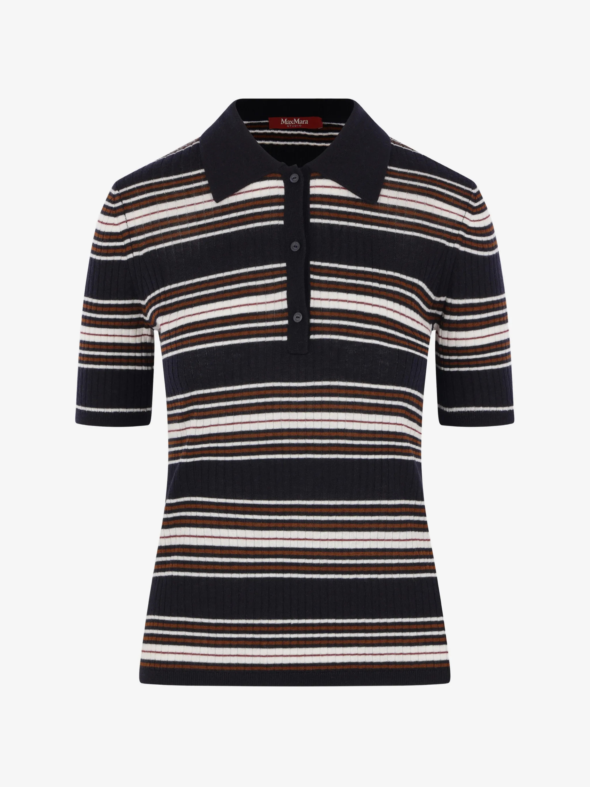 Max Mara Studio Tallero Polo In Multi