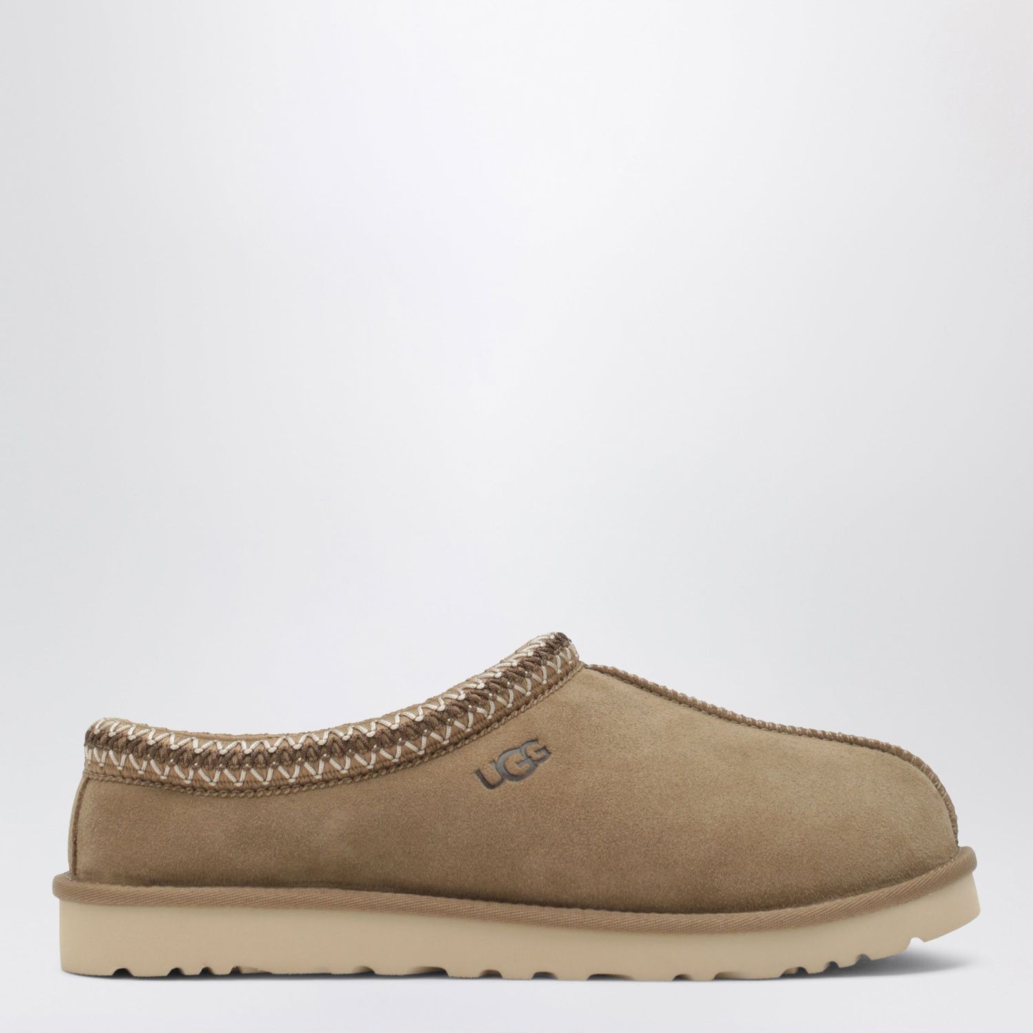 Tasman Ii Light Bronze Suede Slippers