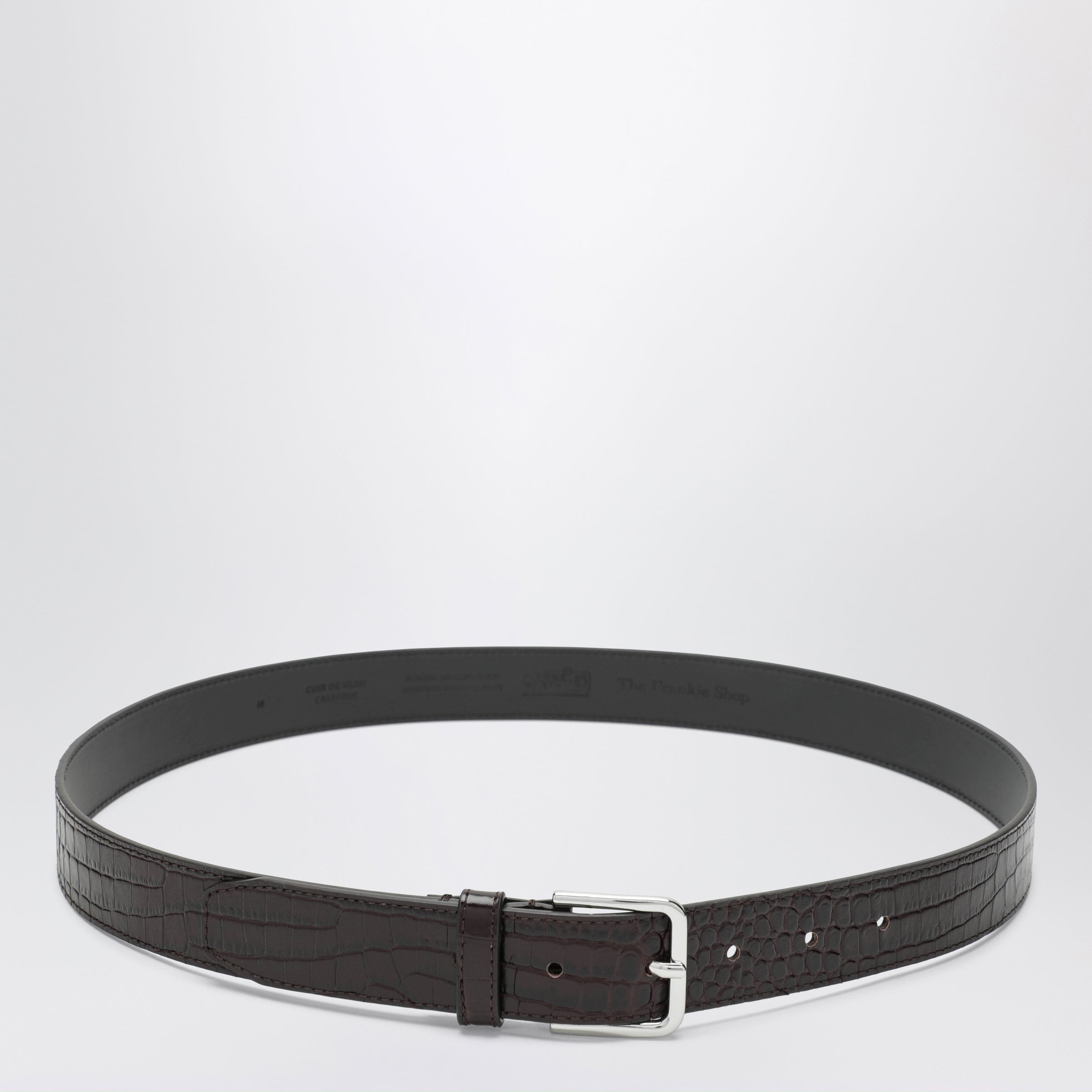 Brown Patent Toni Croc Belt