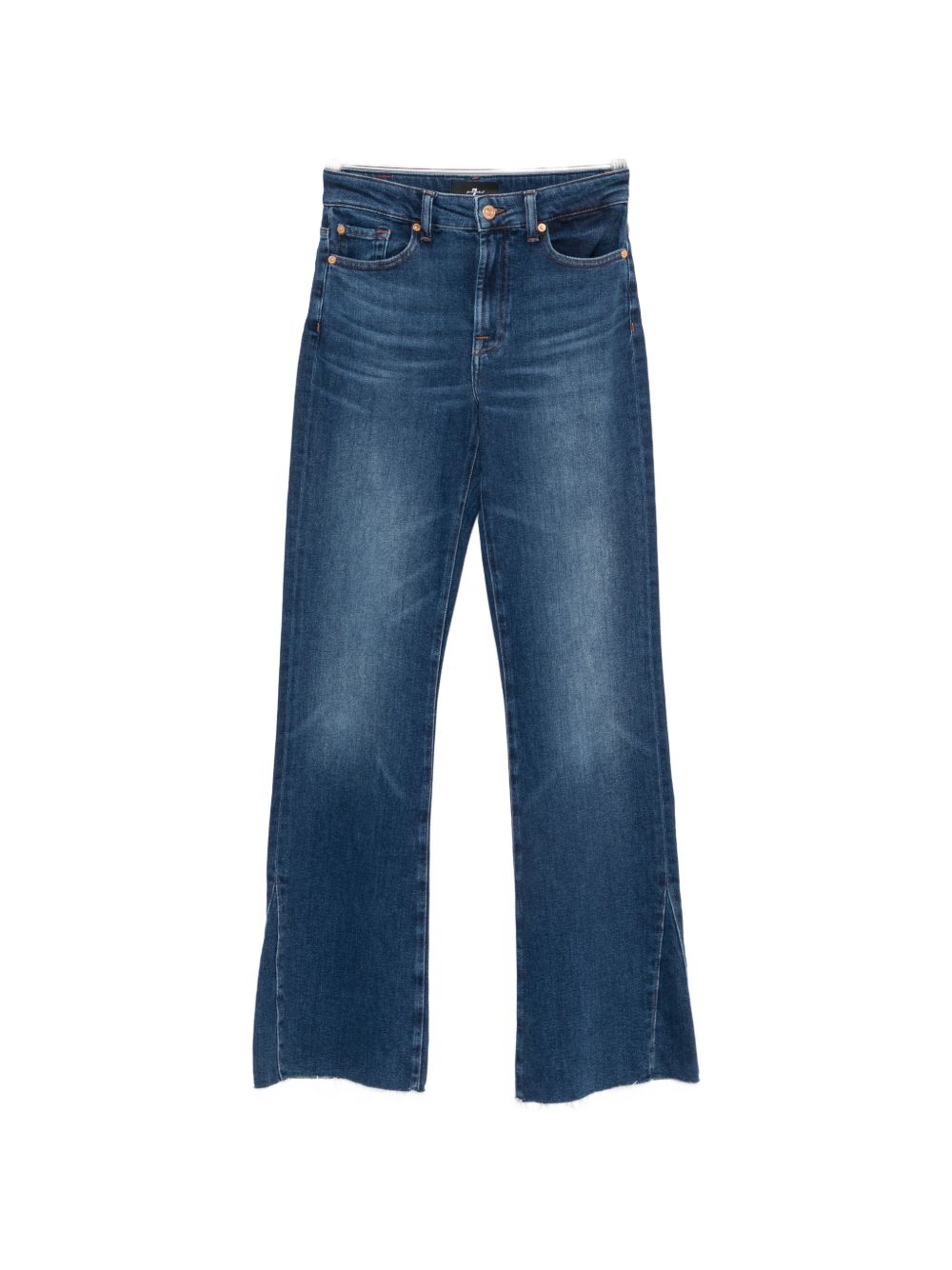 Seven The Leggy Bootcut Denim Jeans In Navy