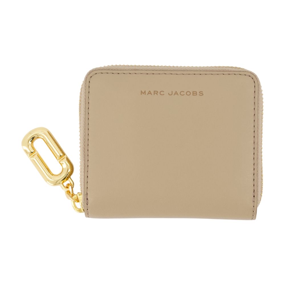Marc Jacobs The Slim Compact Wallet -  - Leather - Beige