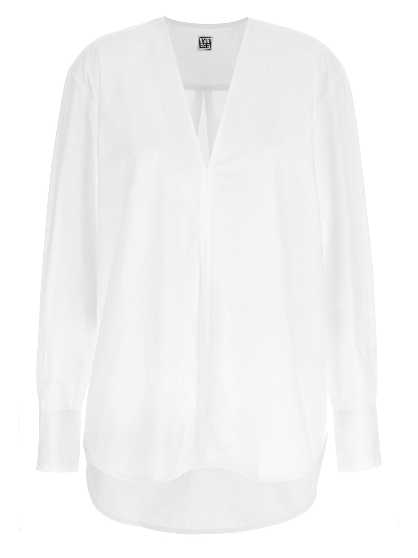 Totême Toteme Cotton Blouse In White