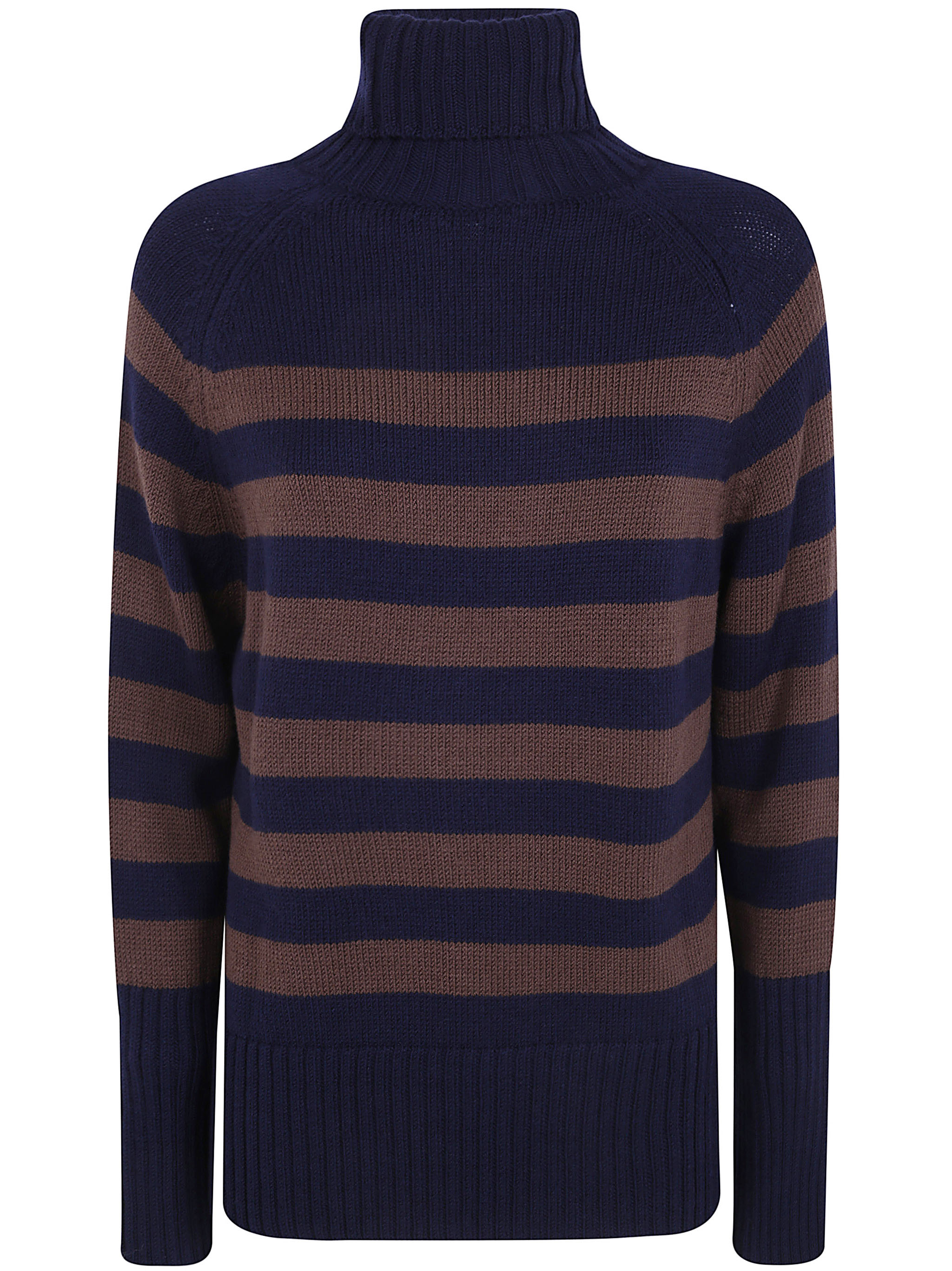Base Turtle Neck Sweater In Blue