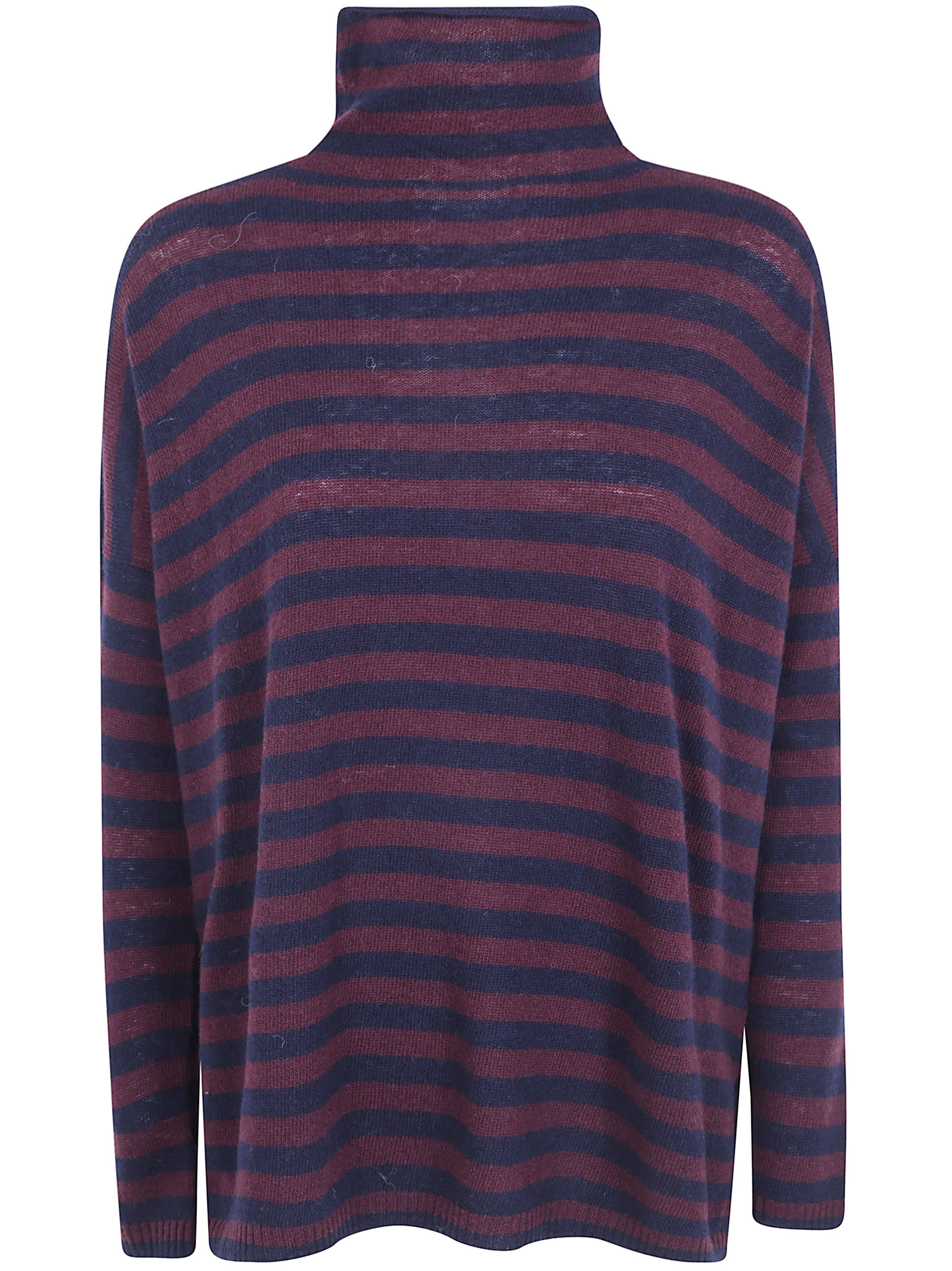 Base Turtle Neck Sweater In Blue