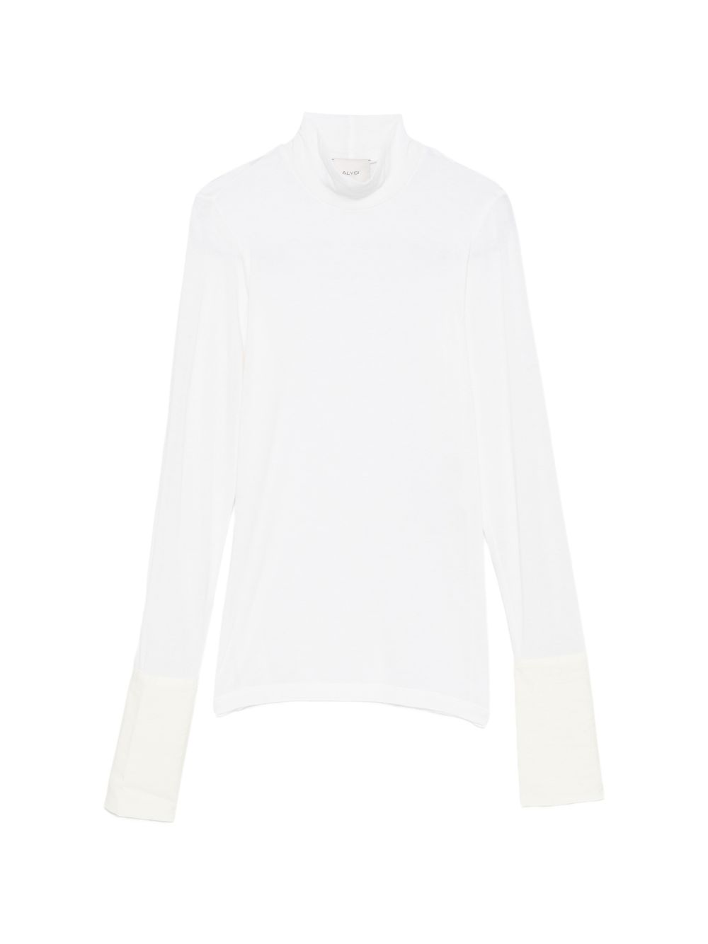 Alysi Turtle-neck Sweater In White