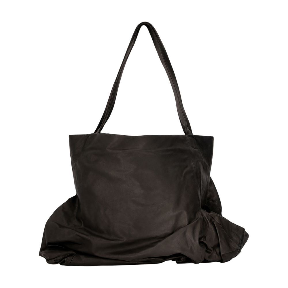 Yohji Yamamoto Unevenness Shopper Bag -  - Leather - Black