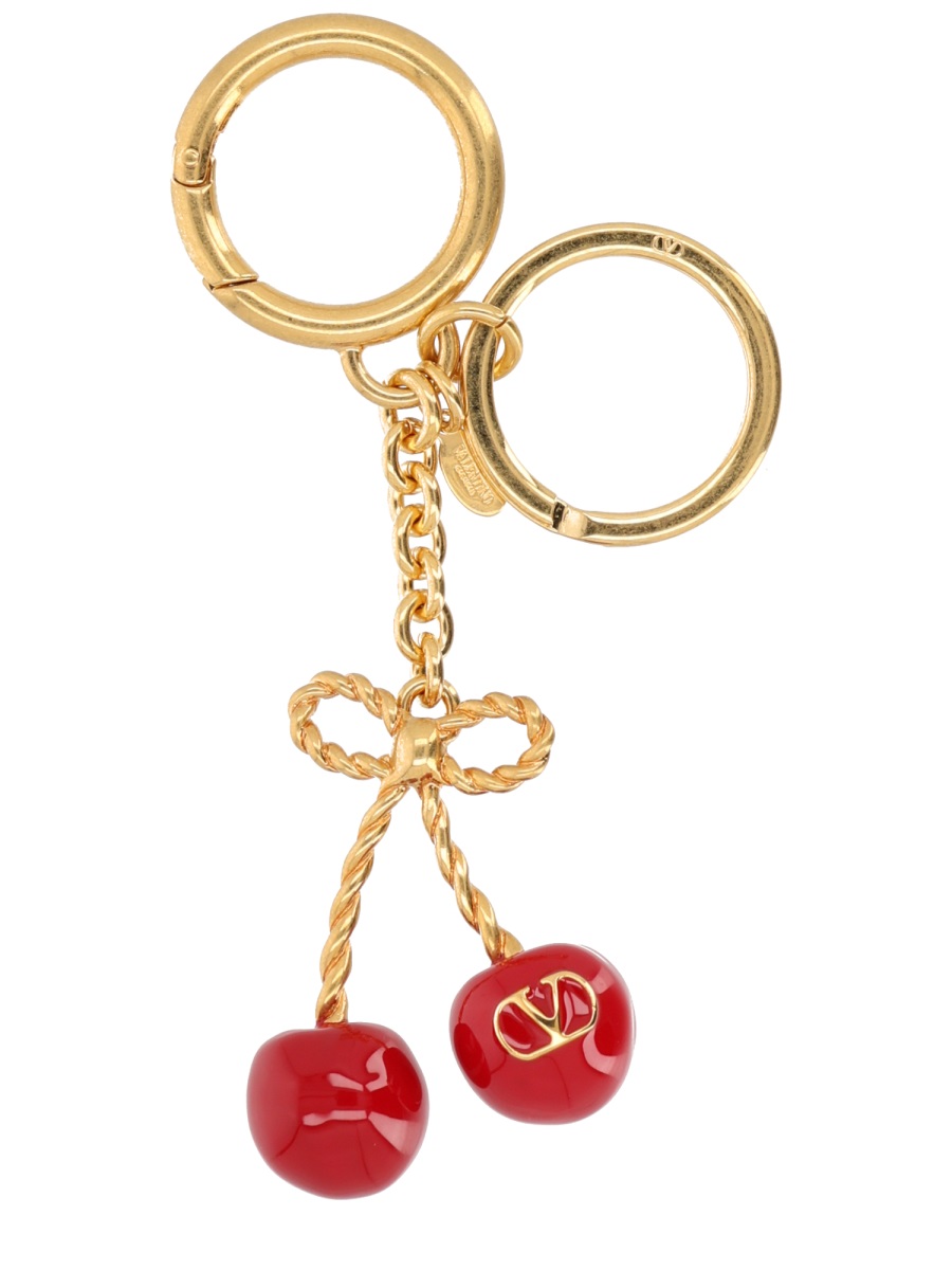 Valentino Garavani Keychain "cherryfic" In Red