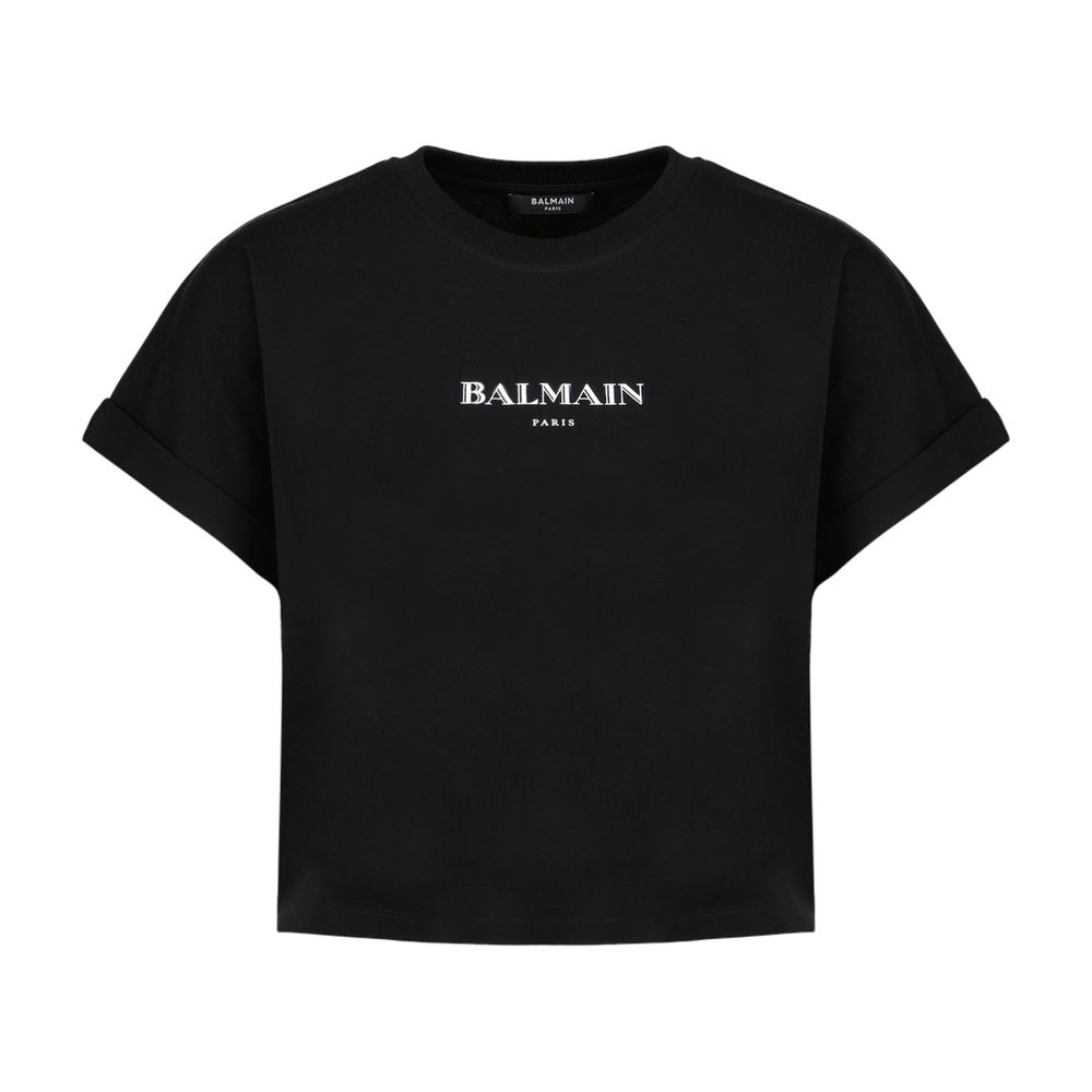 Vintage Print Crop T-Shirt