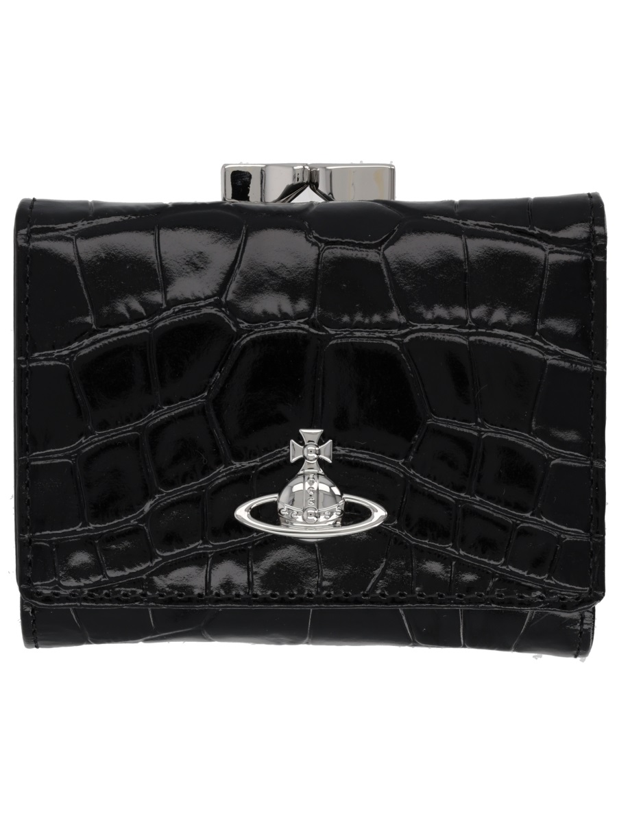 Vivienne Westwood Textured Fold Wallet In Pattern