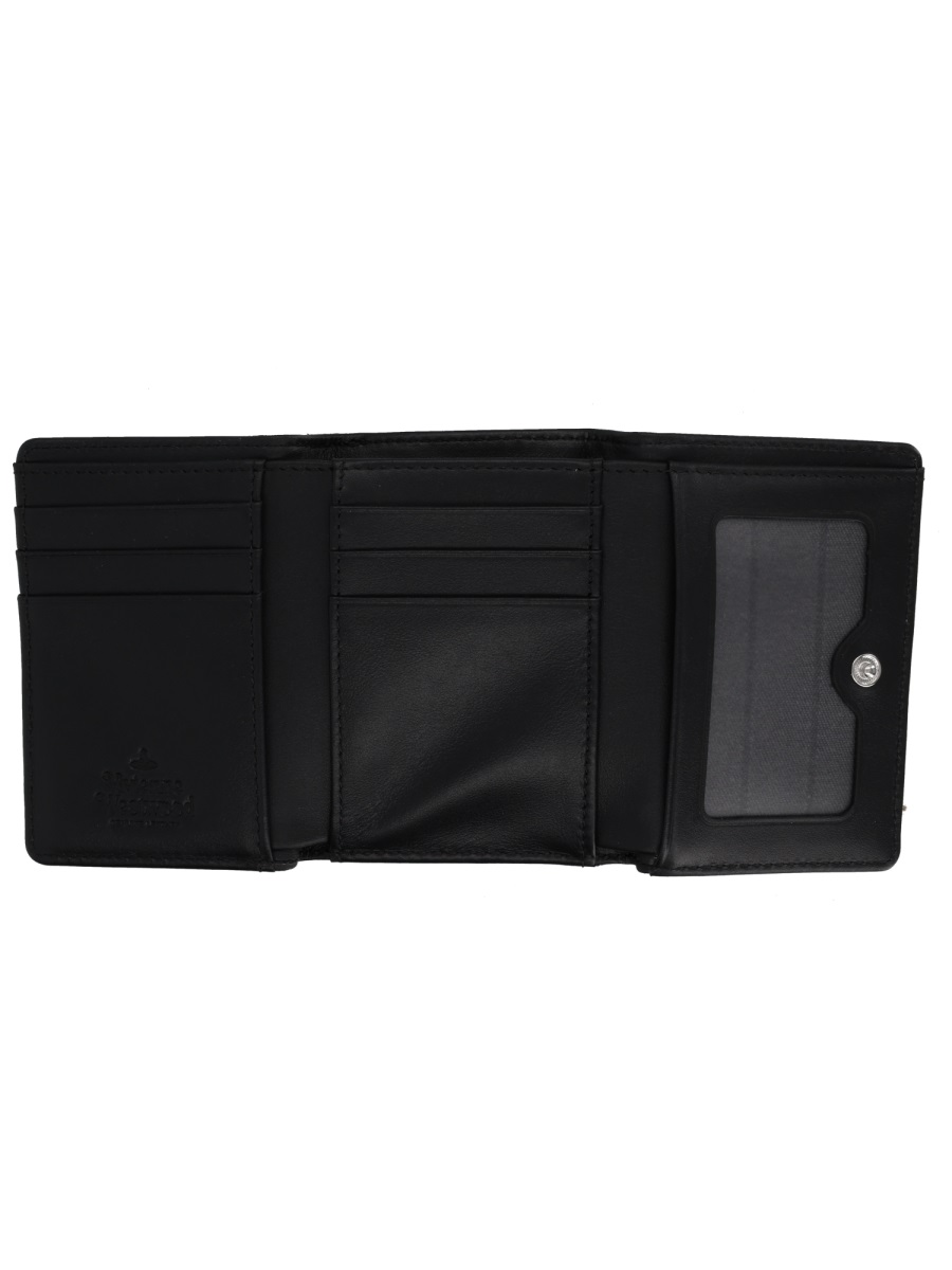 Vivienne Westwood Textured Fold Wallet In Pattern