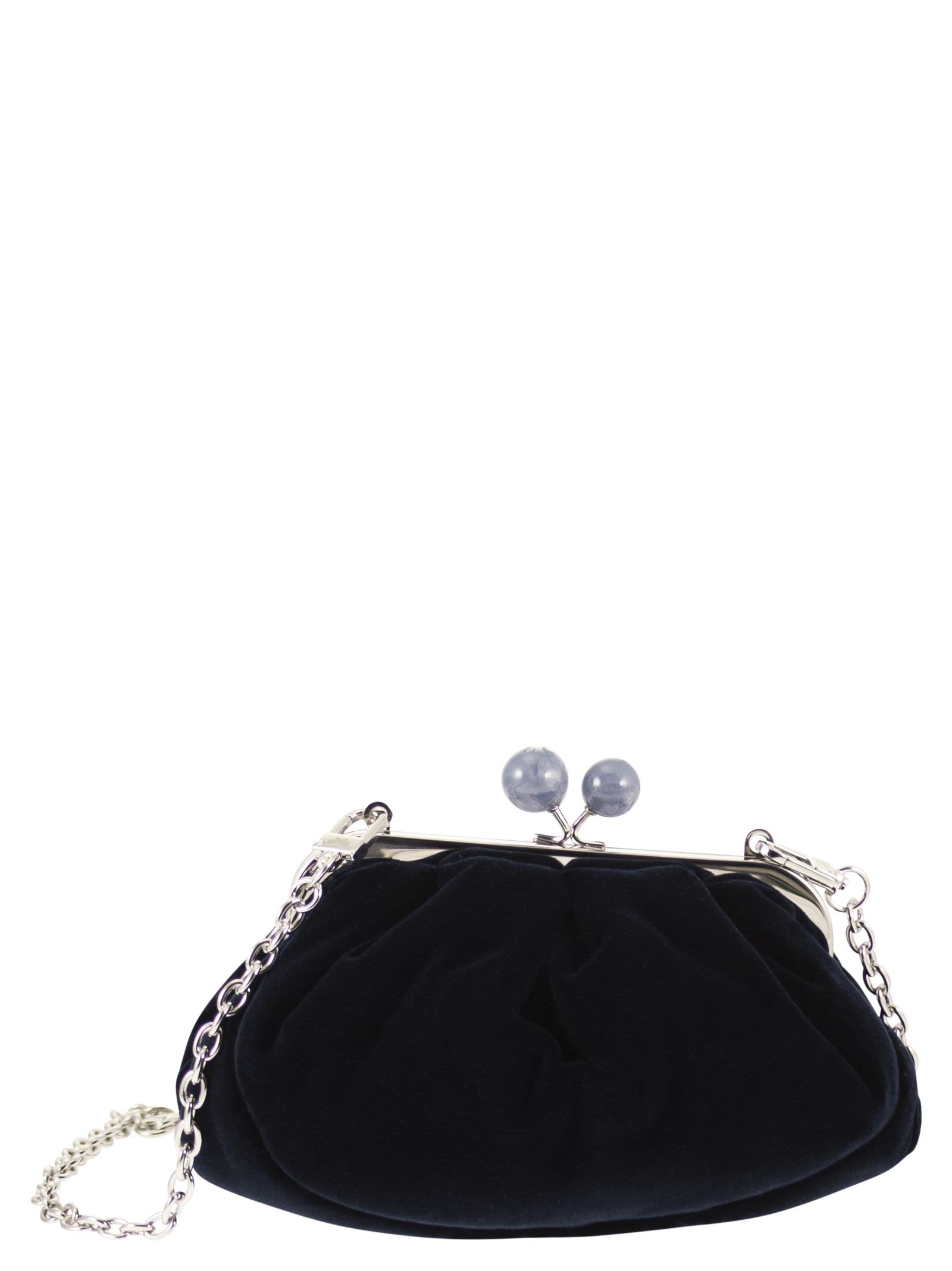 Weekend Maxmara Wkagiochi - Velvet Clutch With Chain Strap