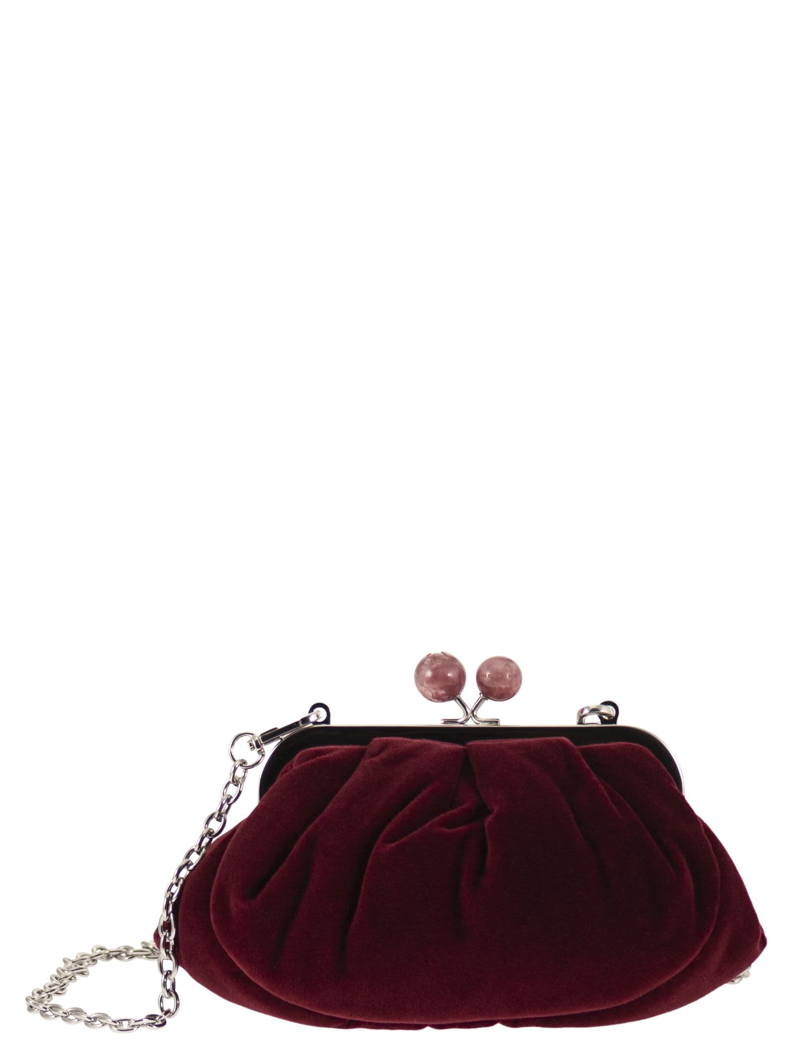 Weekend Maxmara Wkagiochi - Velvet Clutch With Chain Strap