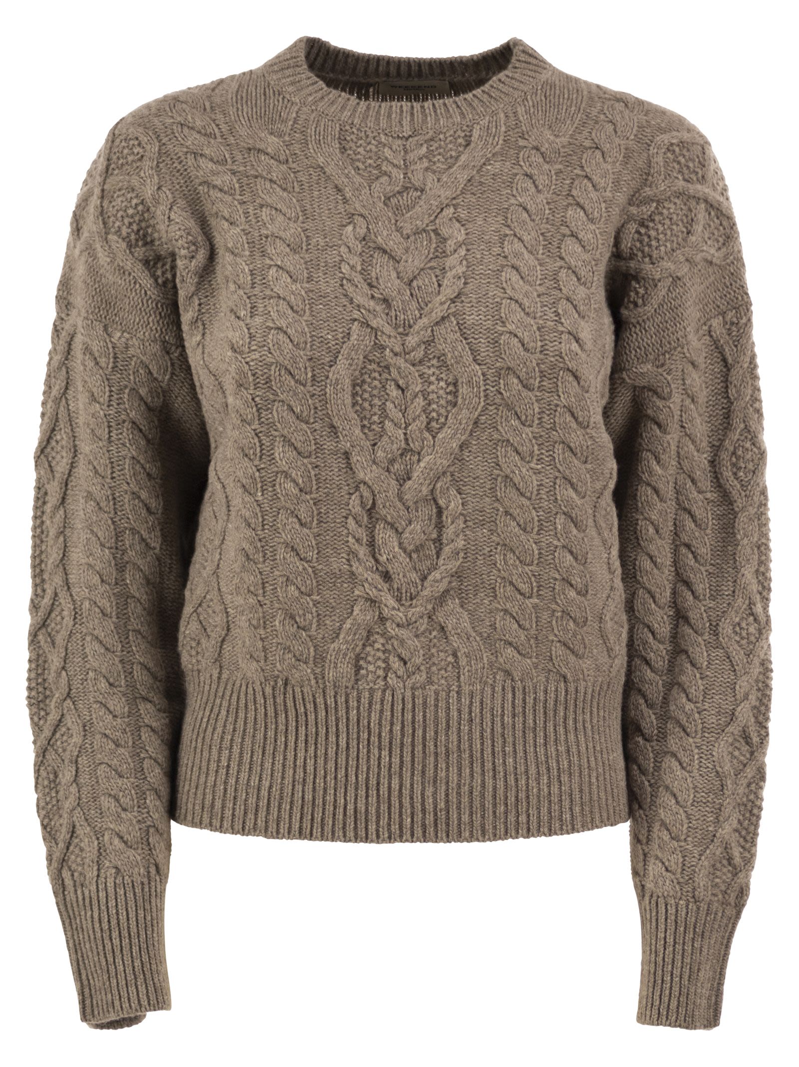 Weekend Maxmara Wkdalben - Pure Virgin Wool Cable-Knit Jumper