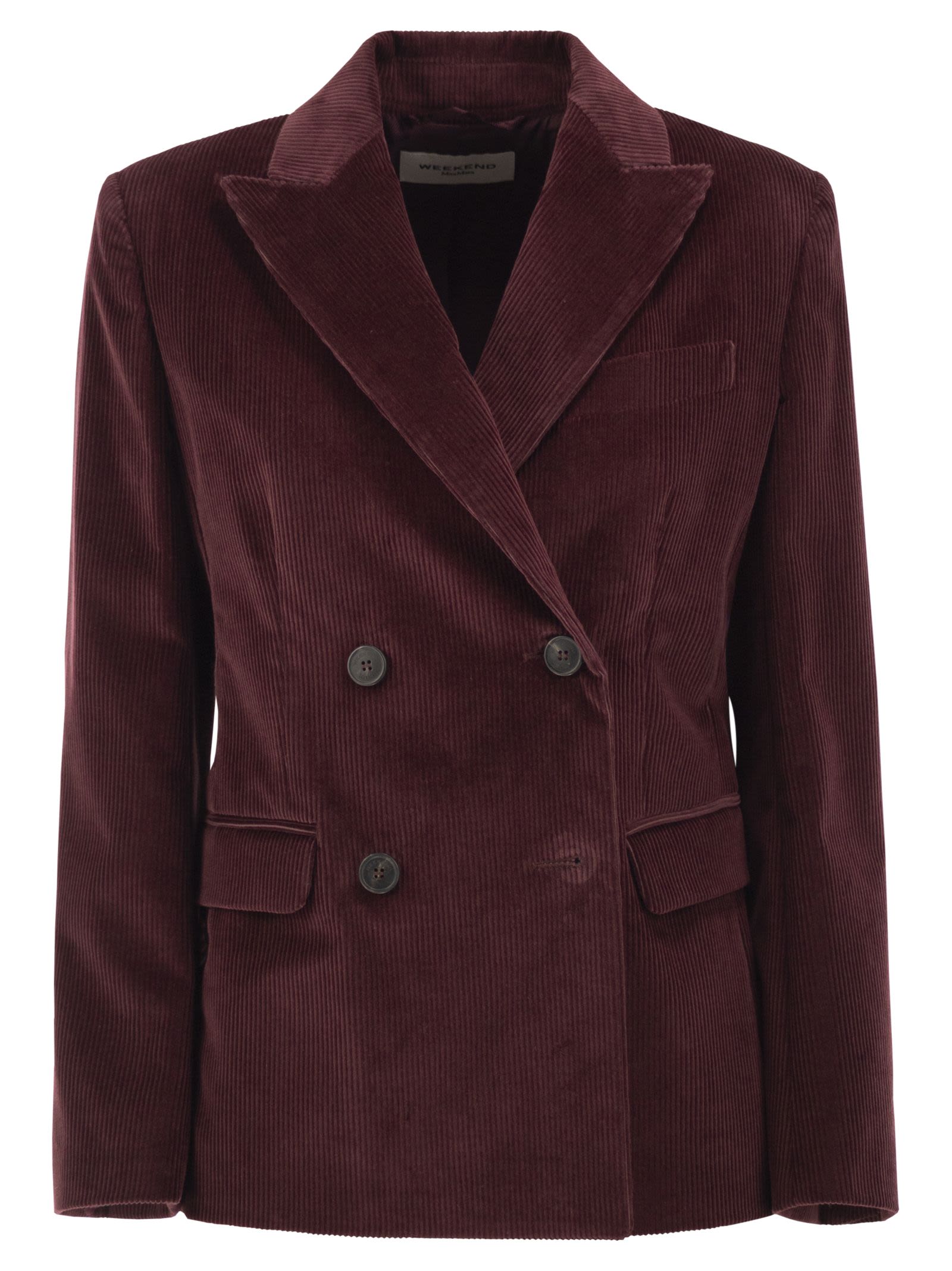 Weekend Maxmara Wkdkatanga - Cotton Velvet Blazer