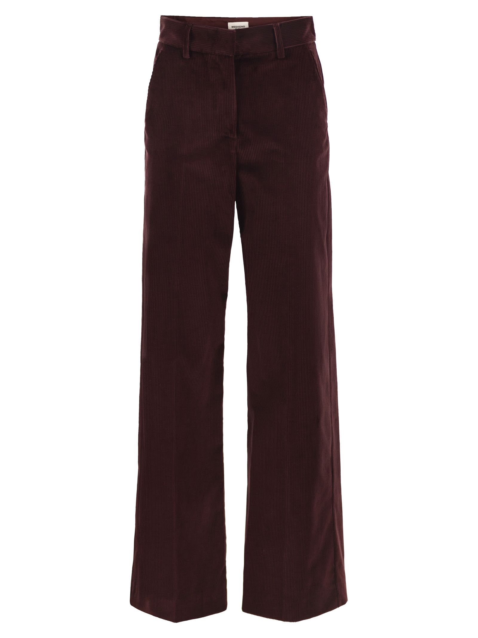 Weekend Maxmara Wkdtania - Wide-Leg Corduroy Trousers