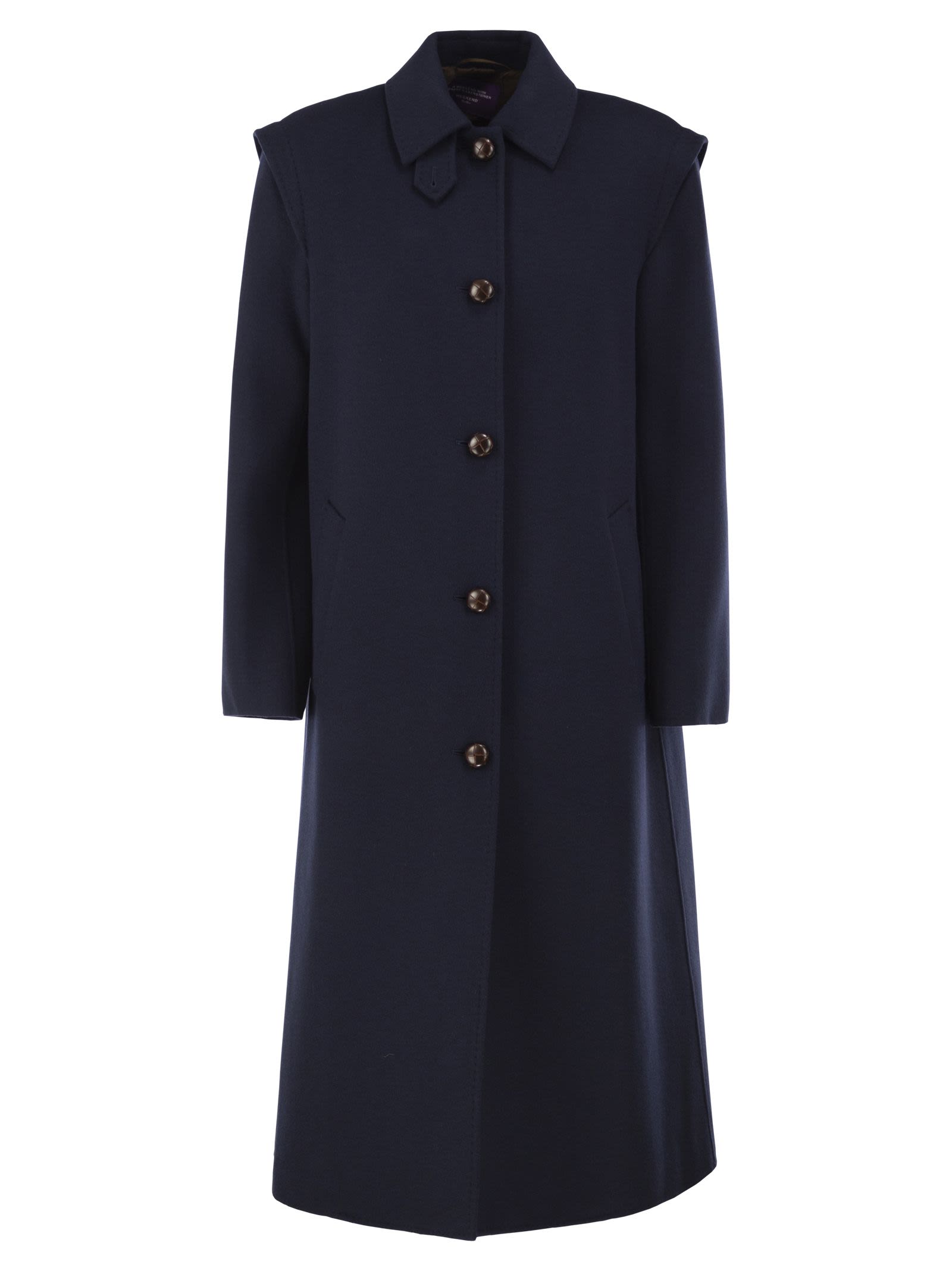 Weekend Maxmara Wksgessati - Long Virgin Wool Coat