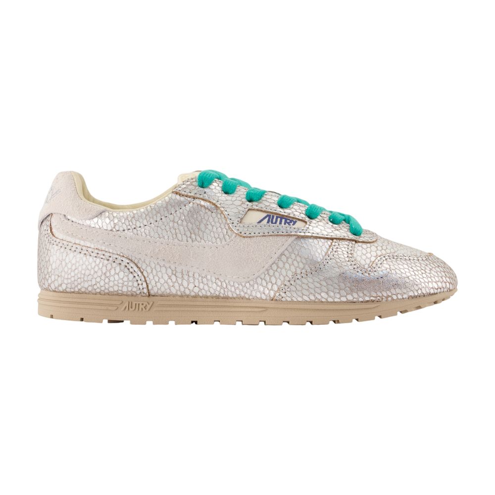 Windspin Low Sneakers -  - Leather - Silver